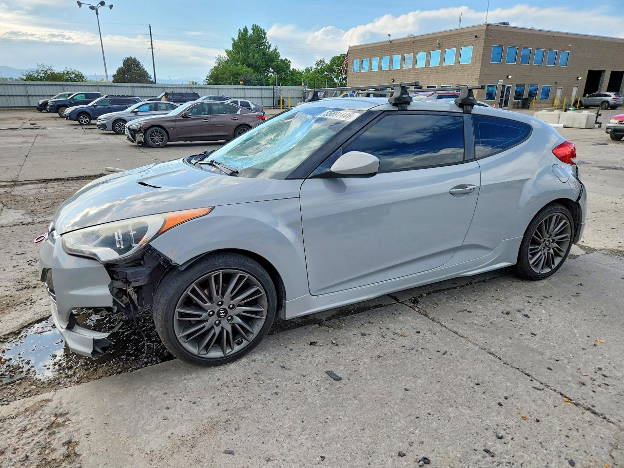 2013 Hyundai Veloster Re Mix Gray vin: KMHTC6AD5DU154058