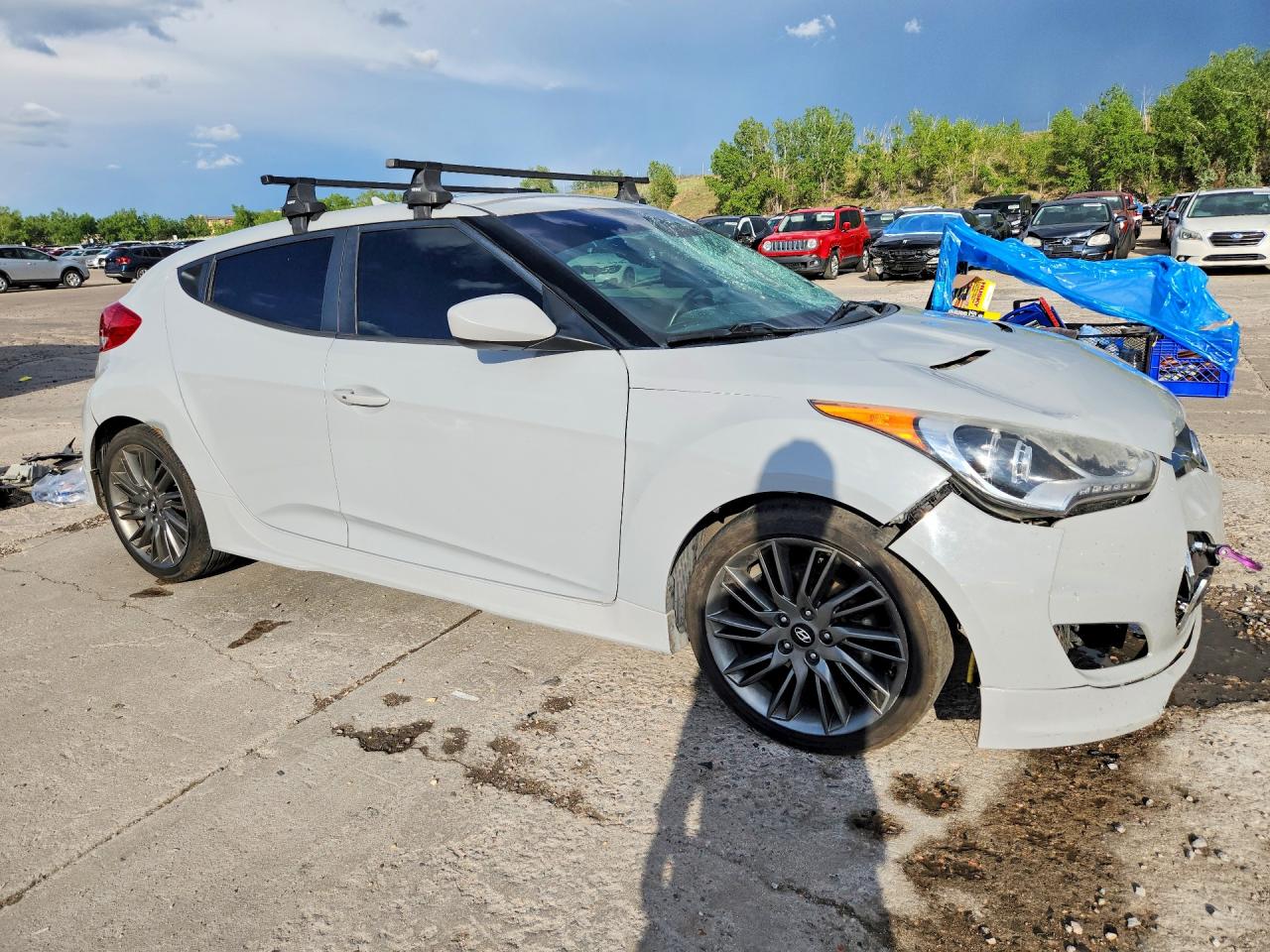 2013 Hyundai Veloster Re Mix Gray vin: KMHTC6AD5DU154058