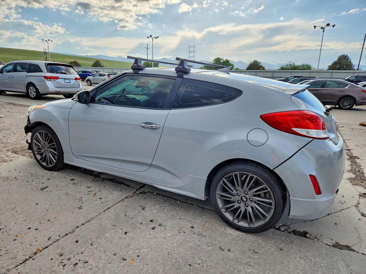 2013 Hyundai Veloster Re Mix Gray vin: KMHTC6AD5DU154058