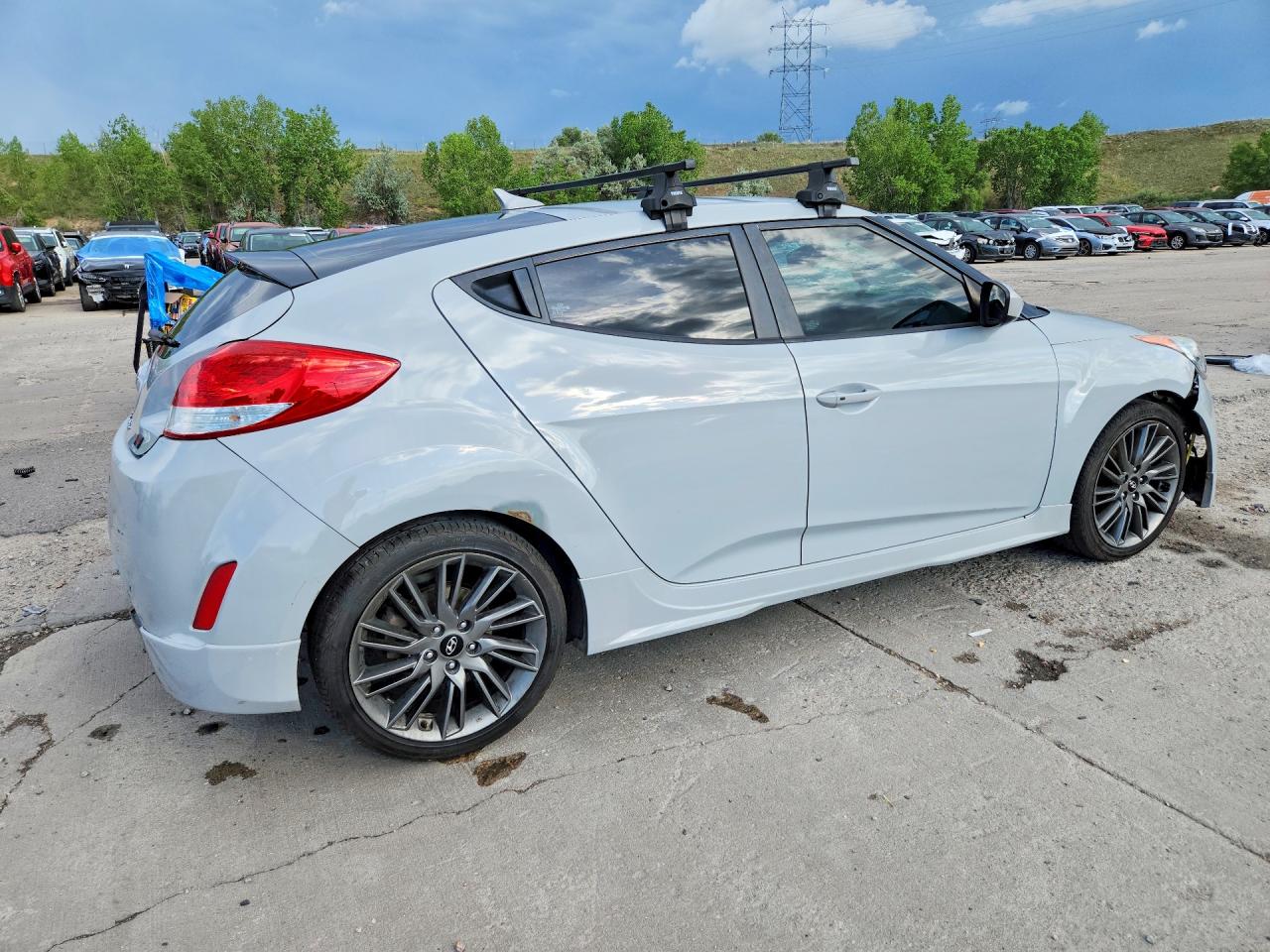 2013 Hyundai Veloster Re Mix Gray vin: KMHTC6AD5DU154058