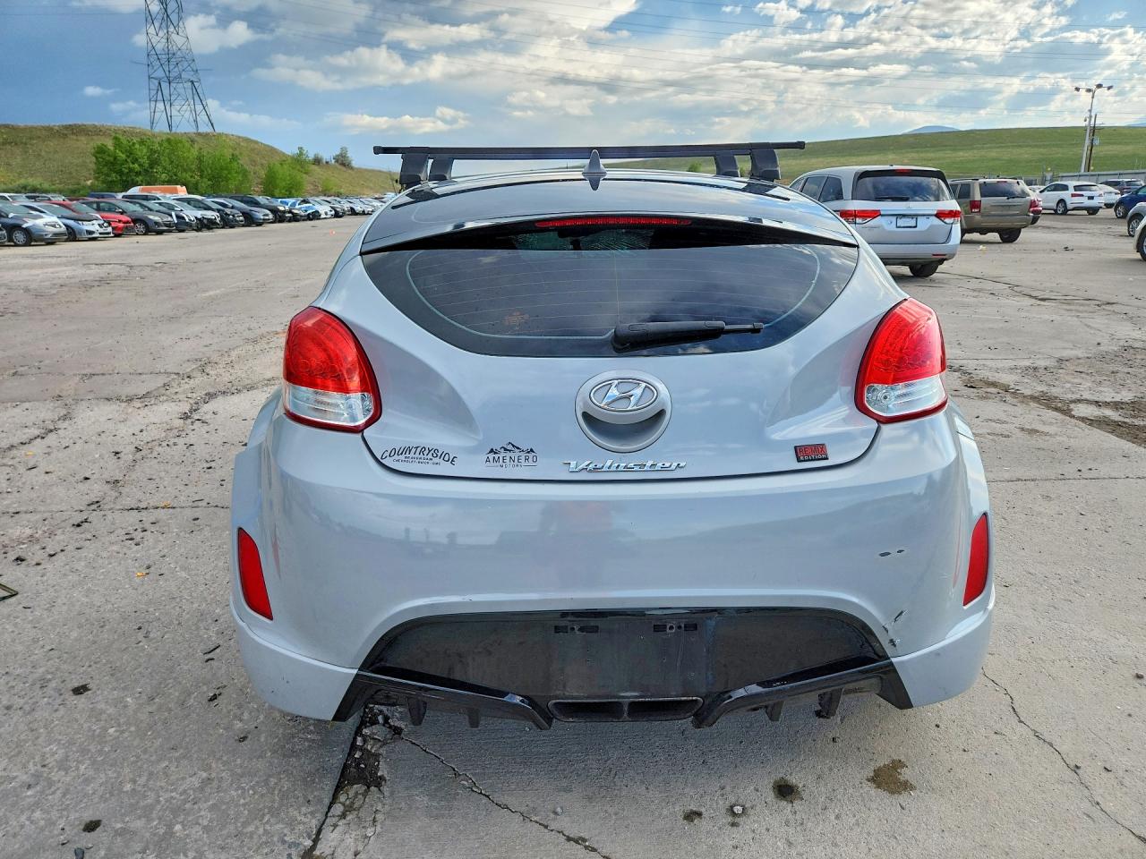 2013 Hyundai Veloster Re Mix Gray vin: KMHTC6AD5DU154058