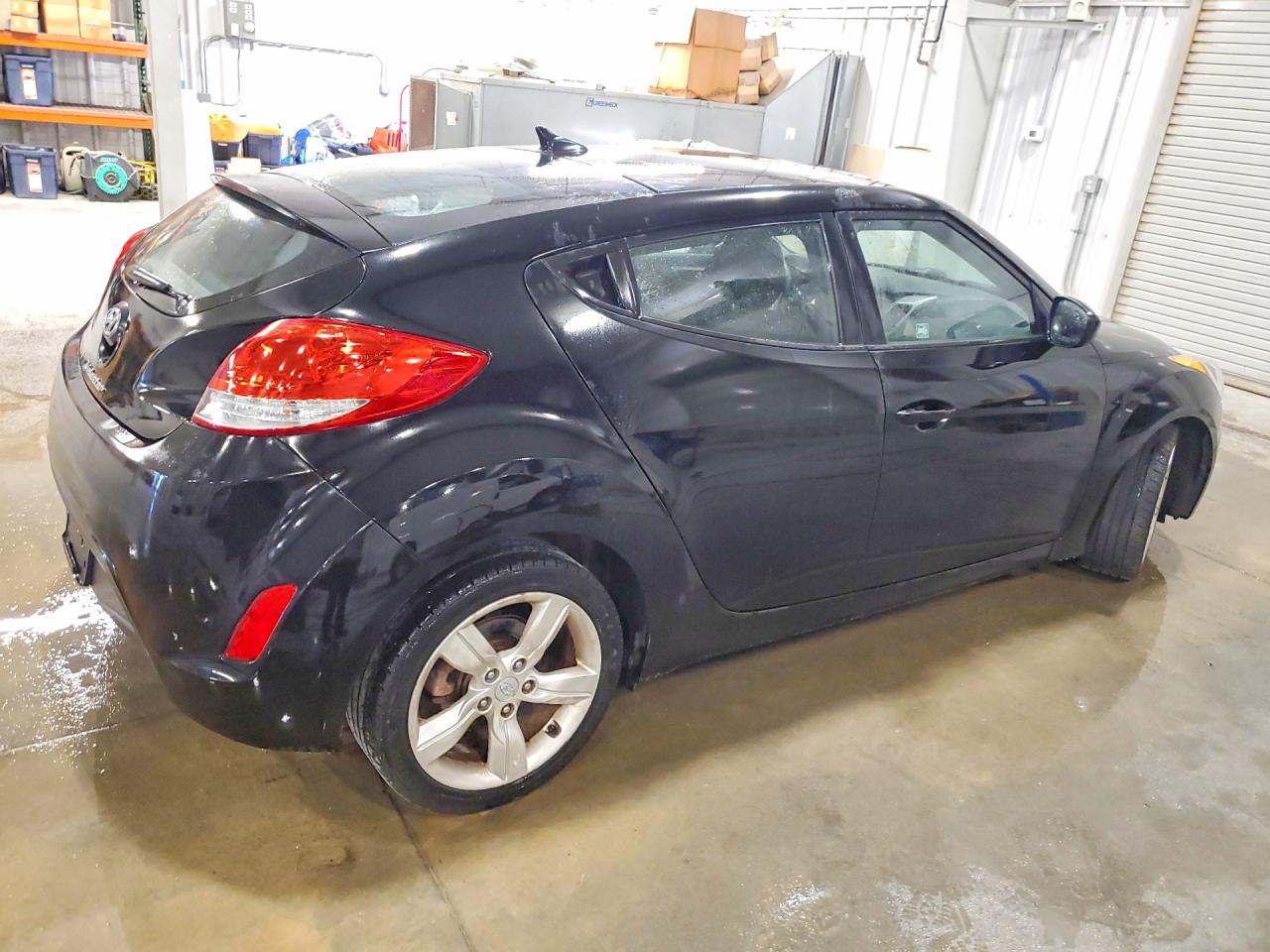 2013 Hyundai Veloster Base Черный vin: KMHTC6AD5DU160863