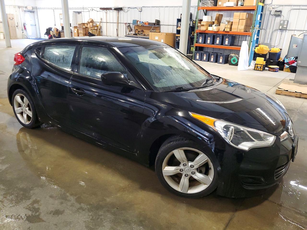 2013 Hyundai Veloster Base Черный vin: KMHTC6AD5DU160863