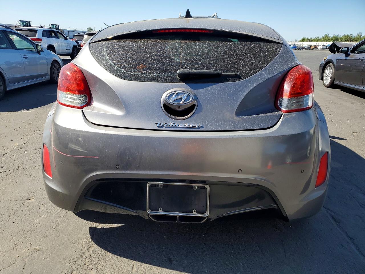 2013 Hyundai Veloster Base Charcoal vin: KMHTC6AD5DU162533