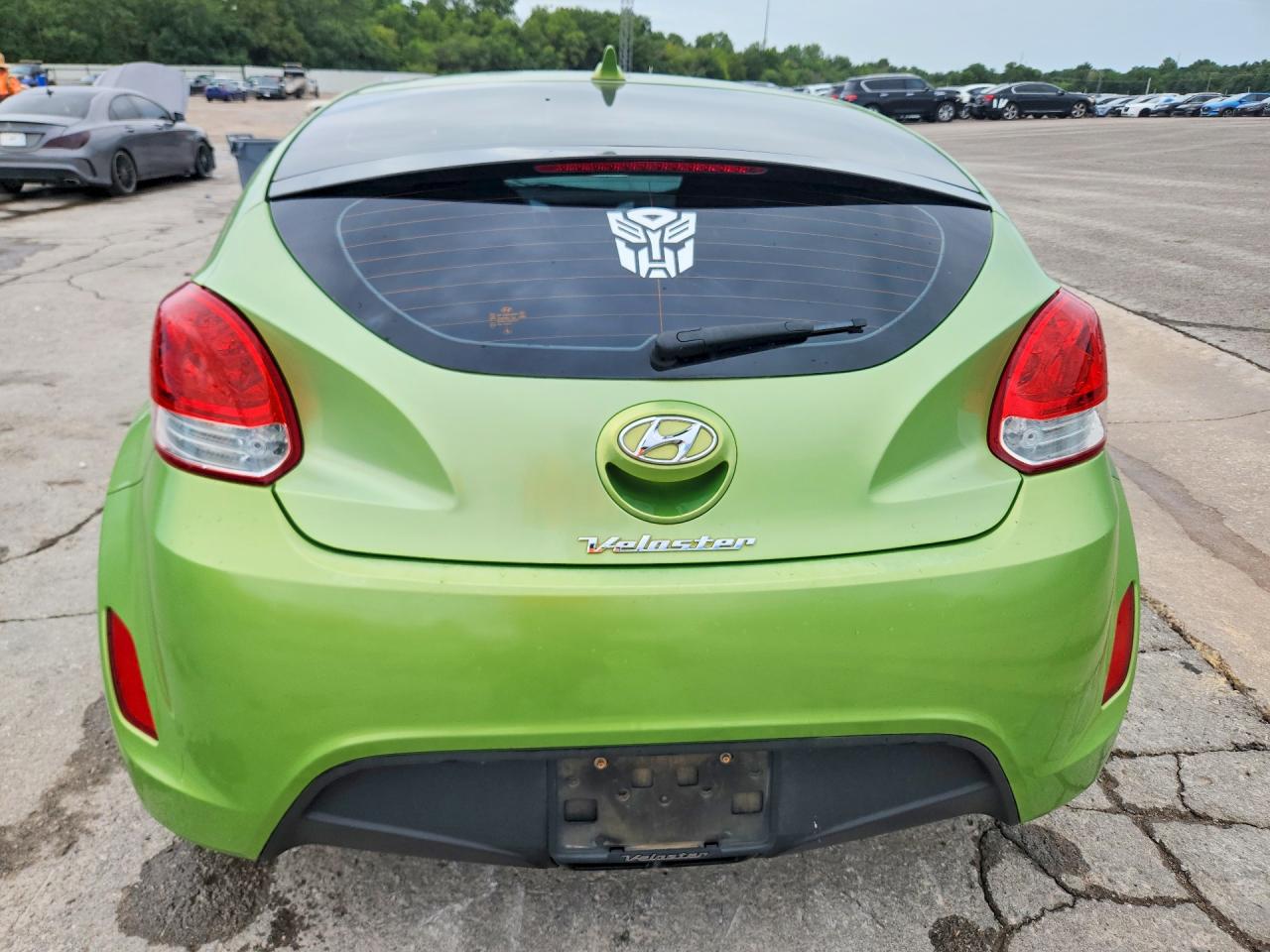 2012 Hyundai Veloster Green vin: KMHTC6AD6CU027088