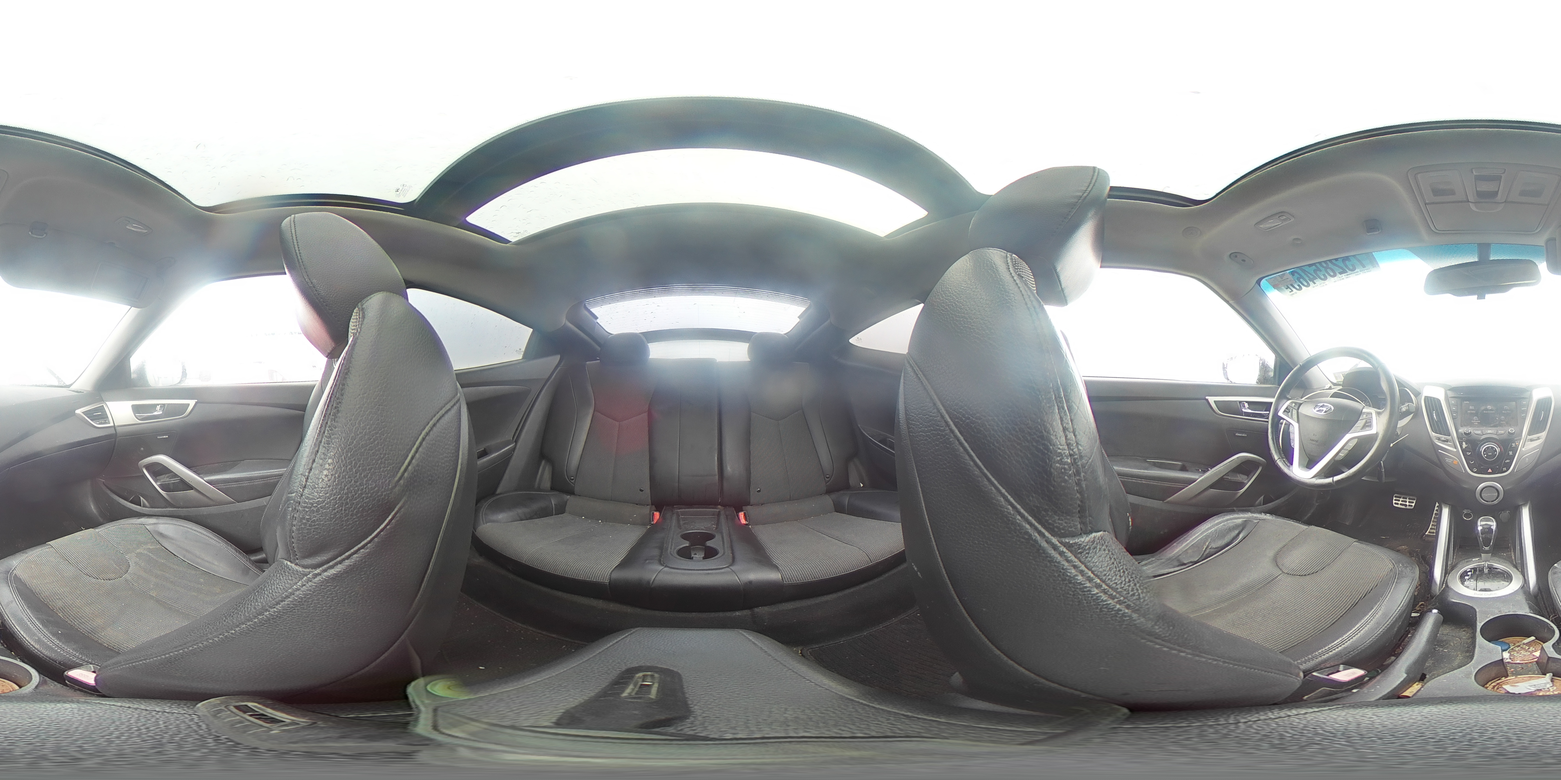 2012 Hyundai Veloster Base Gray vin: KMHTC6AD6CU045171
