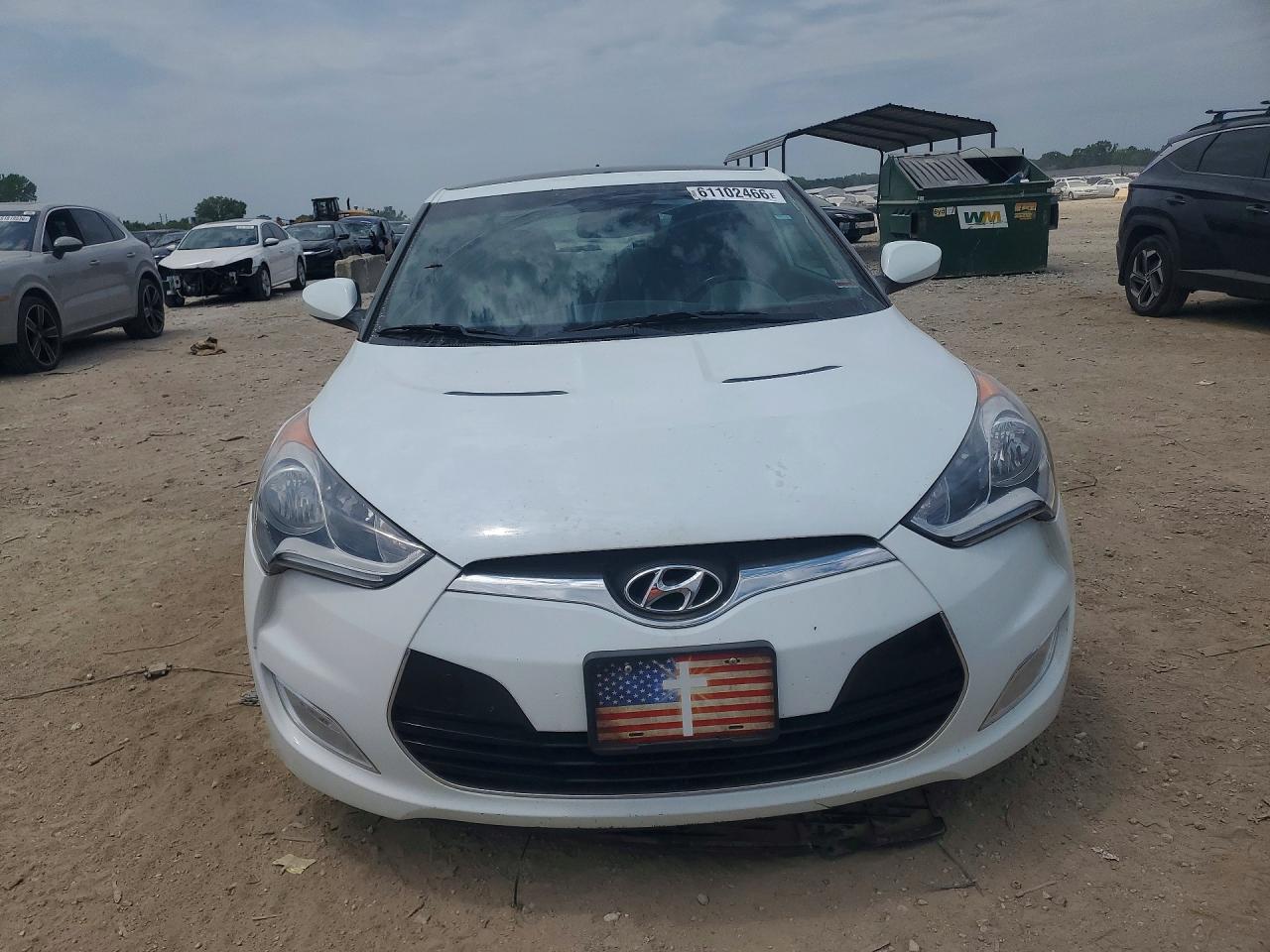 2014 Hyundai Veloster Base Белый vin: KMHTC6AD6EU191914