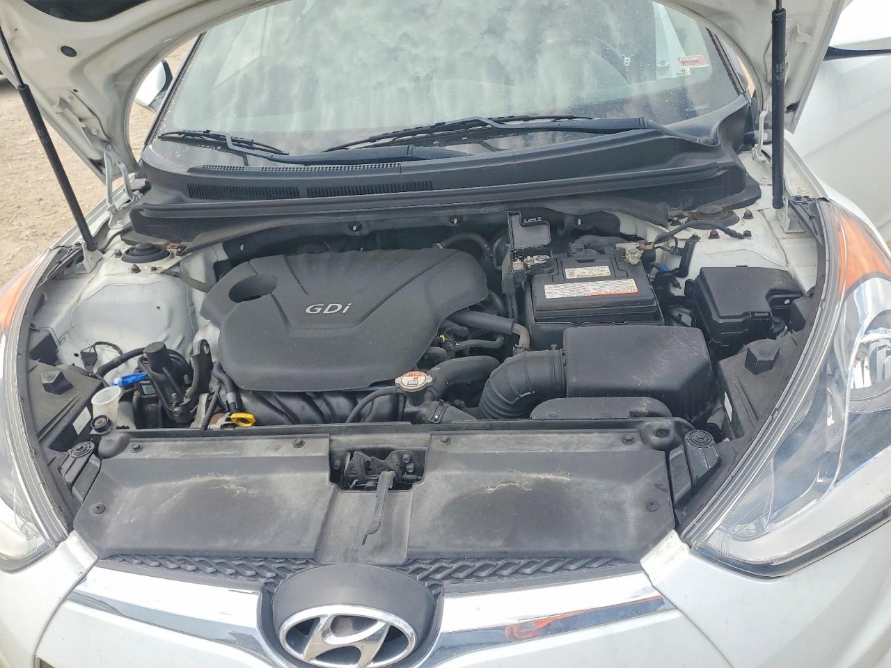 2014 Hyundai Veloster Base Белый vin: KMHTC6AD6EU191914