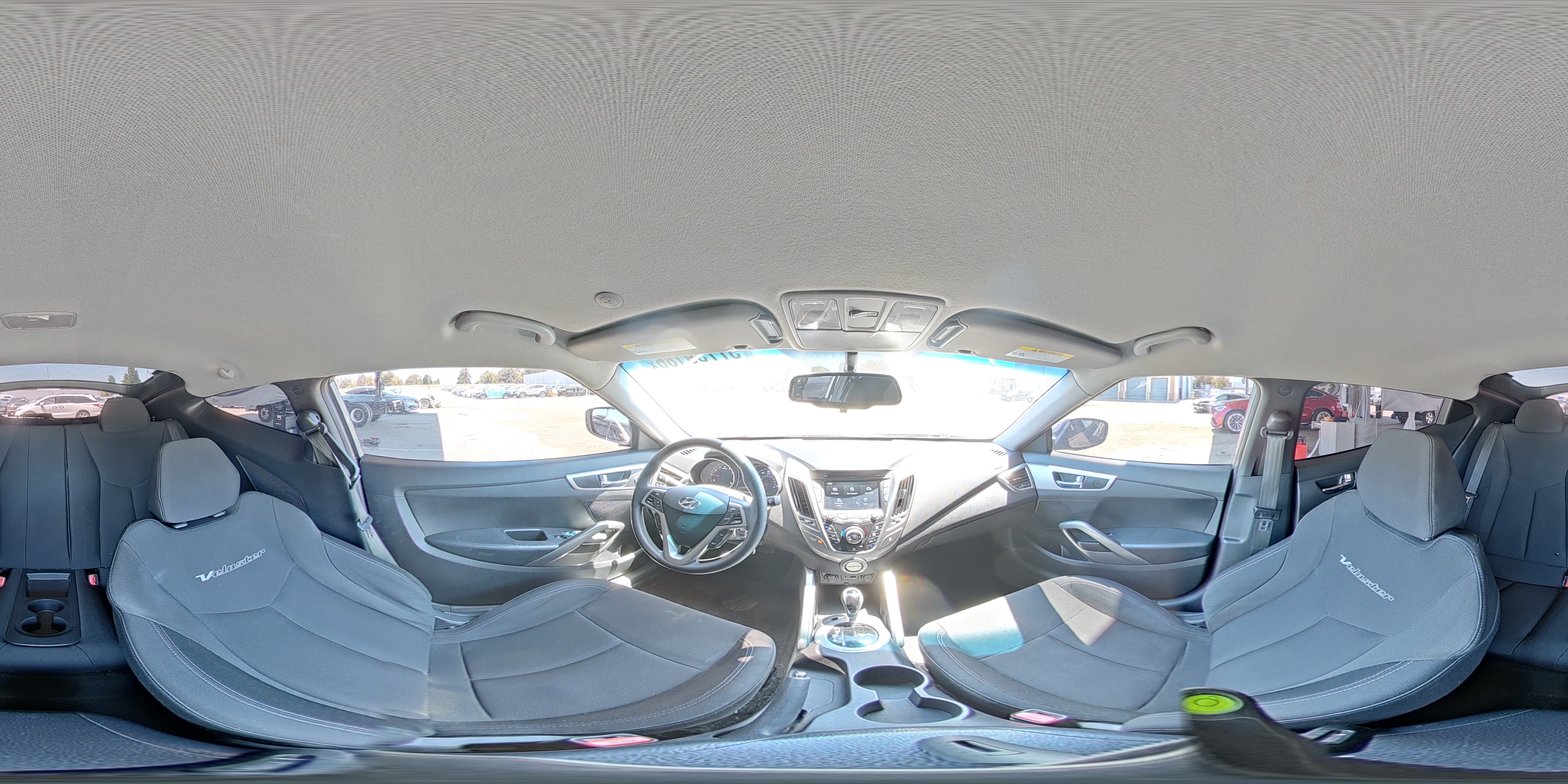 2014 Hyundai Veloster Base Gray vin: KMHTC6AD6EU193565