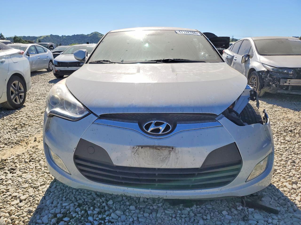 2015 Hyundai Veloster Re:flex Silver vin: KMHTC6AD6FU219745