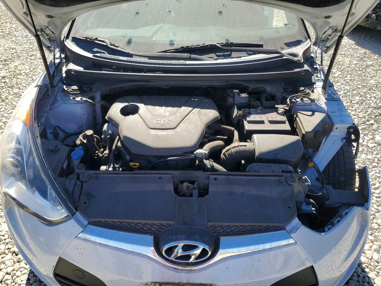 2015 Hyundai Veloster Re:flex Silver vin: KMHTC6AD6FU219745