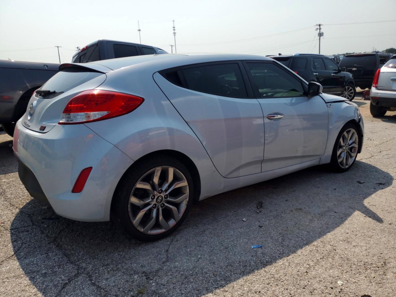2015 Hyundai Veloster Re:flex Gray vin: KMHTC6AD6FU222077