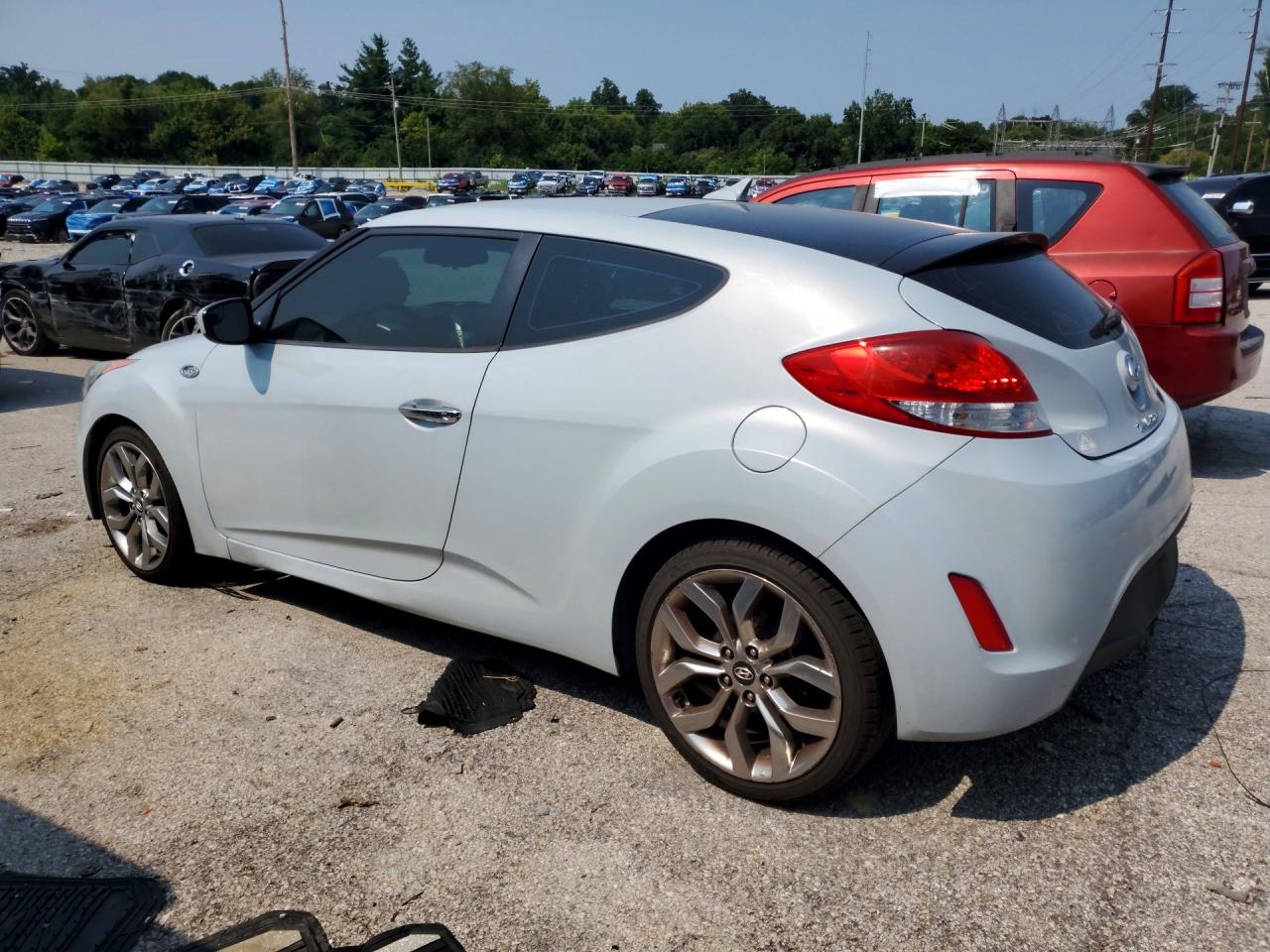 2015 Hyundai Veloster Re:flex Gray vin: KMHTC6AD6FU222077