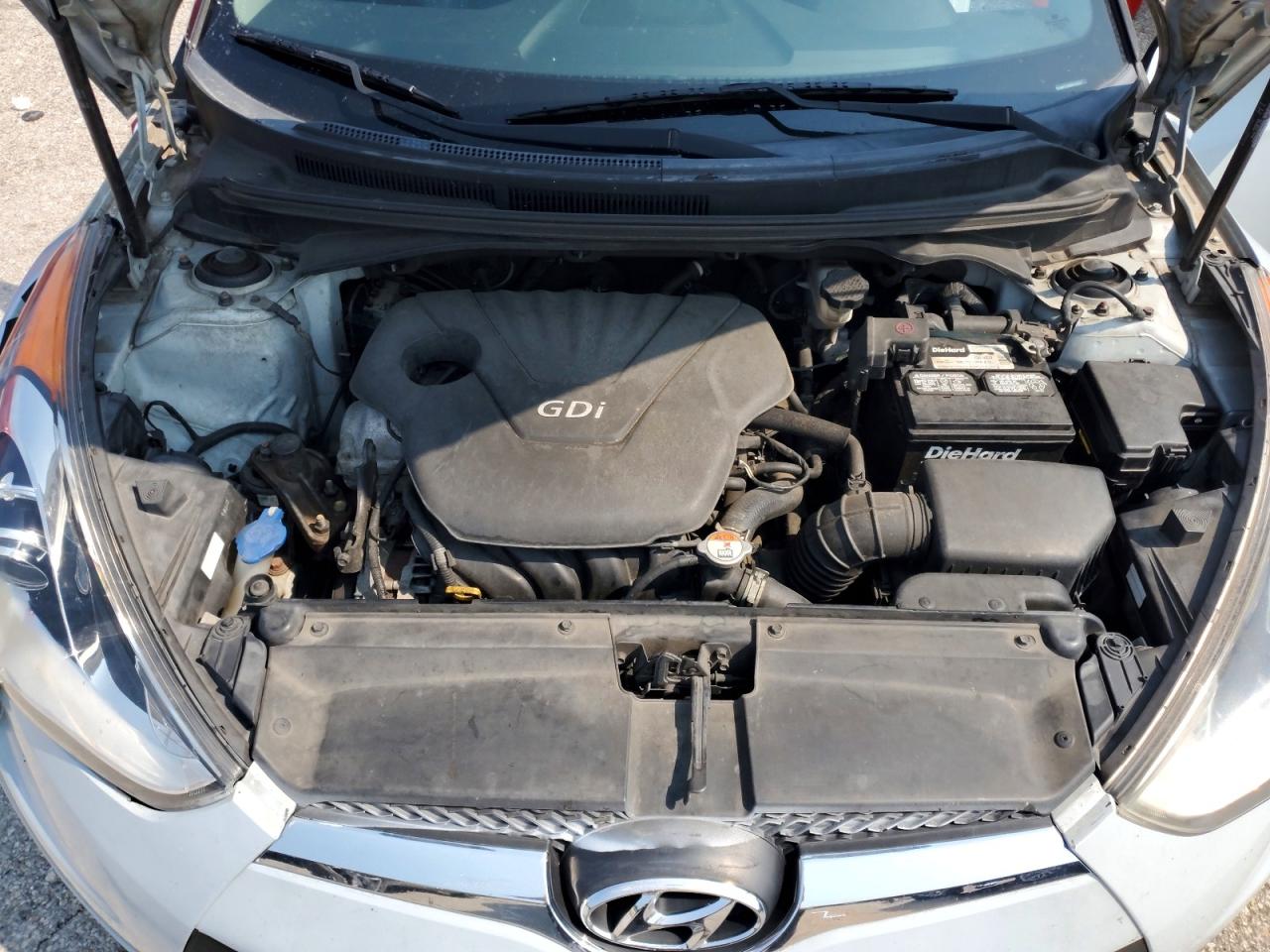 2015 Hyundai Veloster Re:flex Gray vin: KMHTC6AD6FU222077