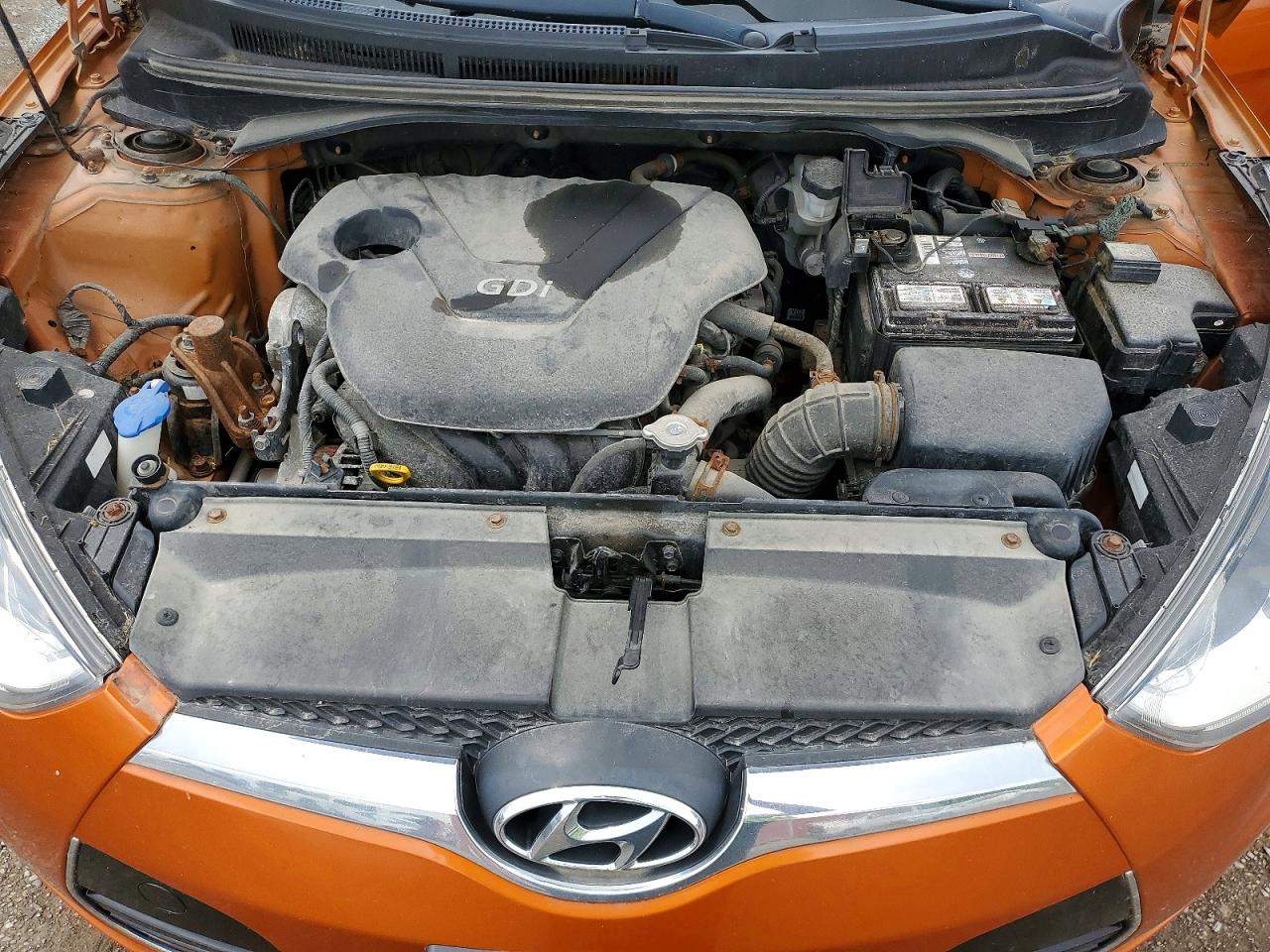 2012 Hyundai Veloster Base Оранжевый vin: KMHTC6AD7CU023812