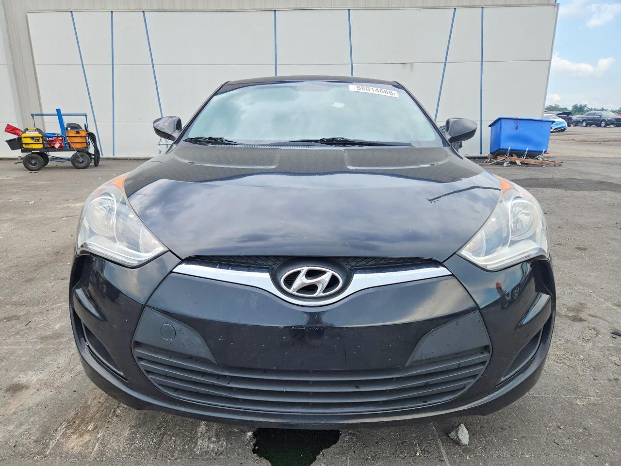 2012 Hyundai Veloster Base Black vin: KMHTC6AD7CU078390