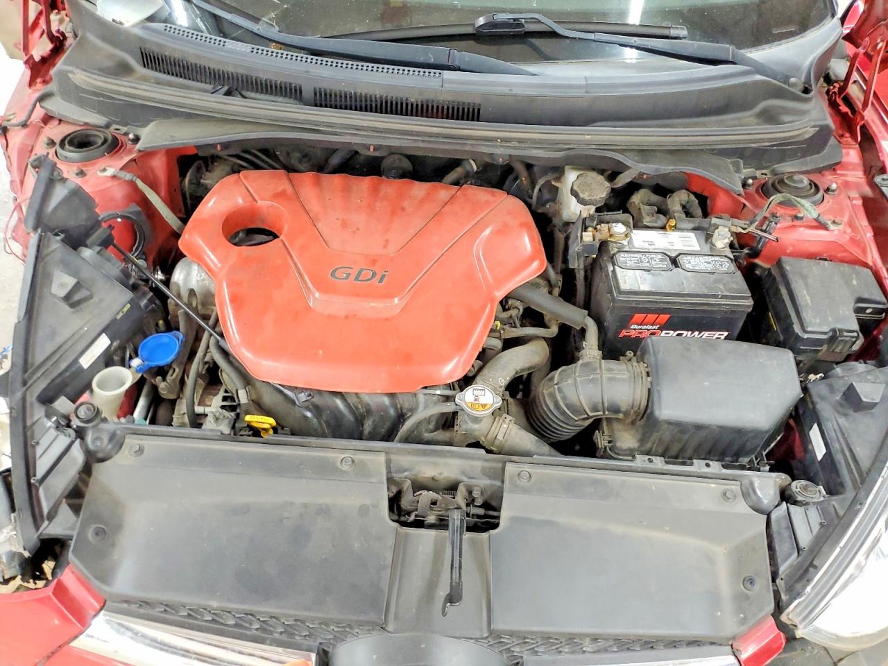 2013 Hyundai Veloster Base Red vin: KMHTC6AD7DU129744