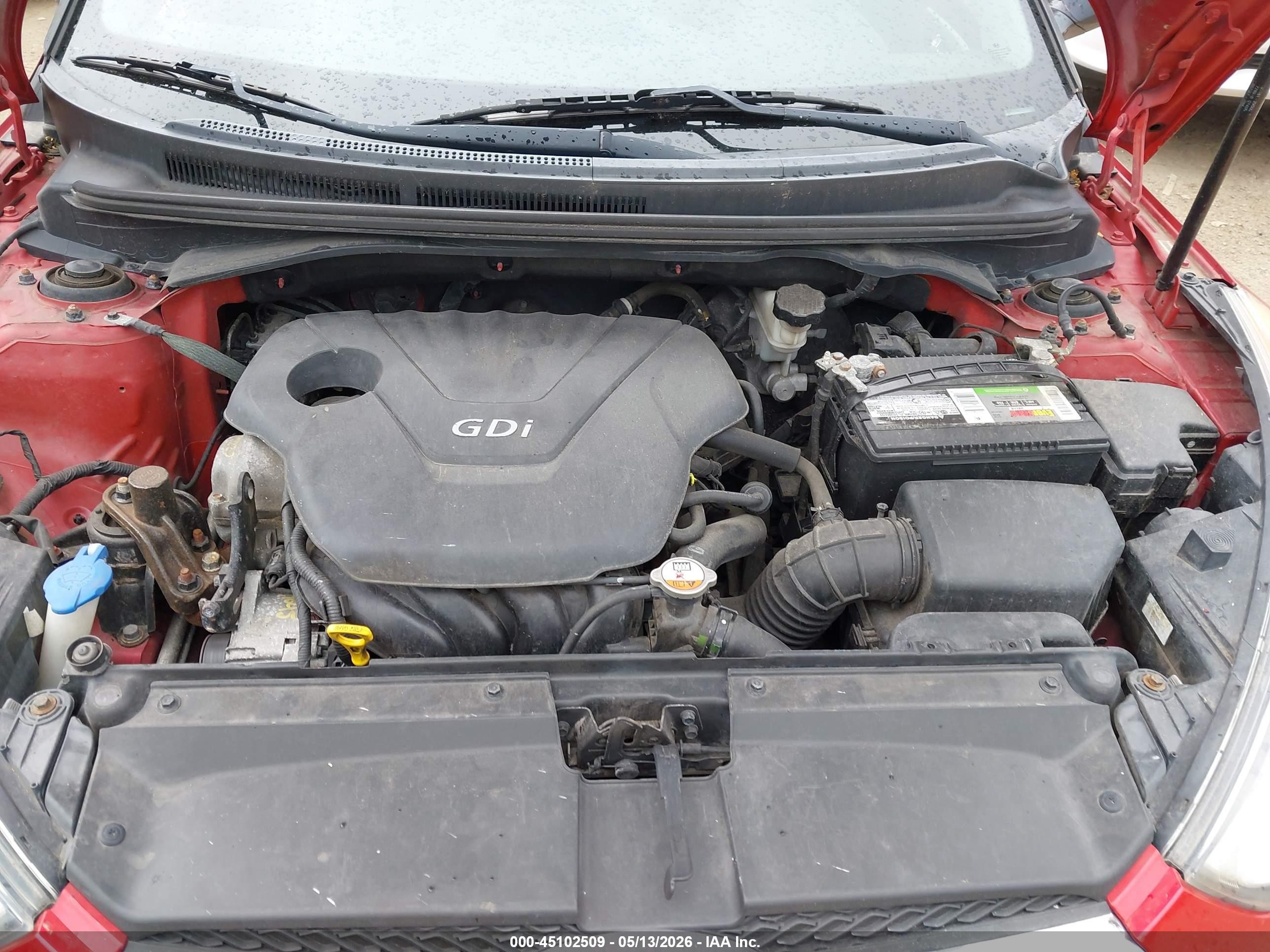 2013 Hyundai Veloster Base W/gray Красный vin: KMHTC6AD7DU175588