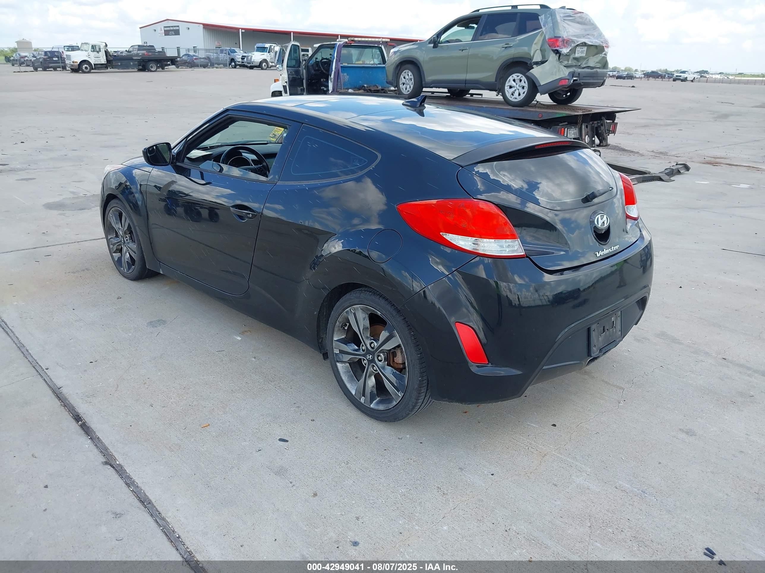2017 Hyundai Veloster Value Edition Black vin: KMHTC6AD7HU322210