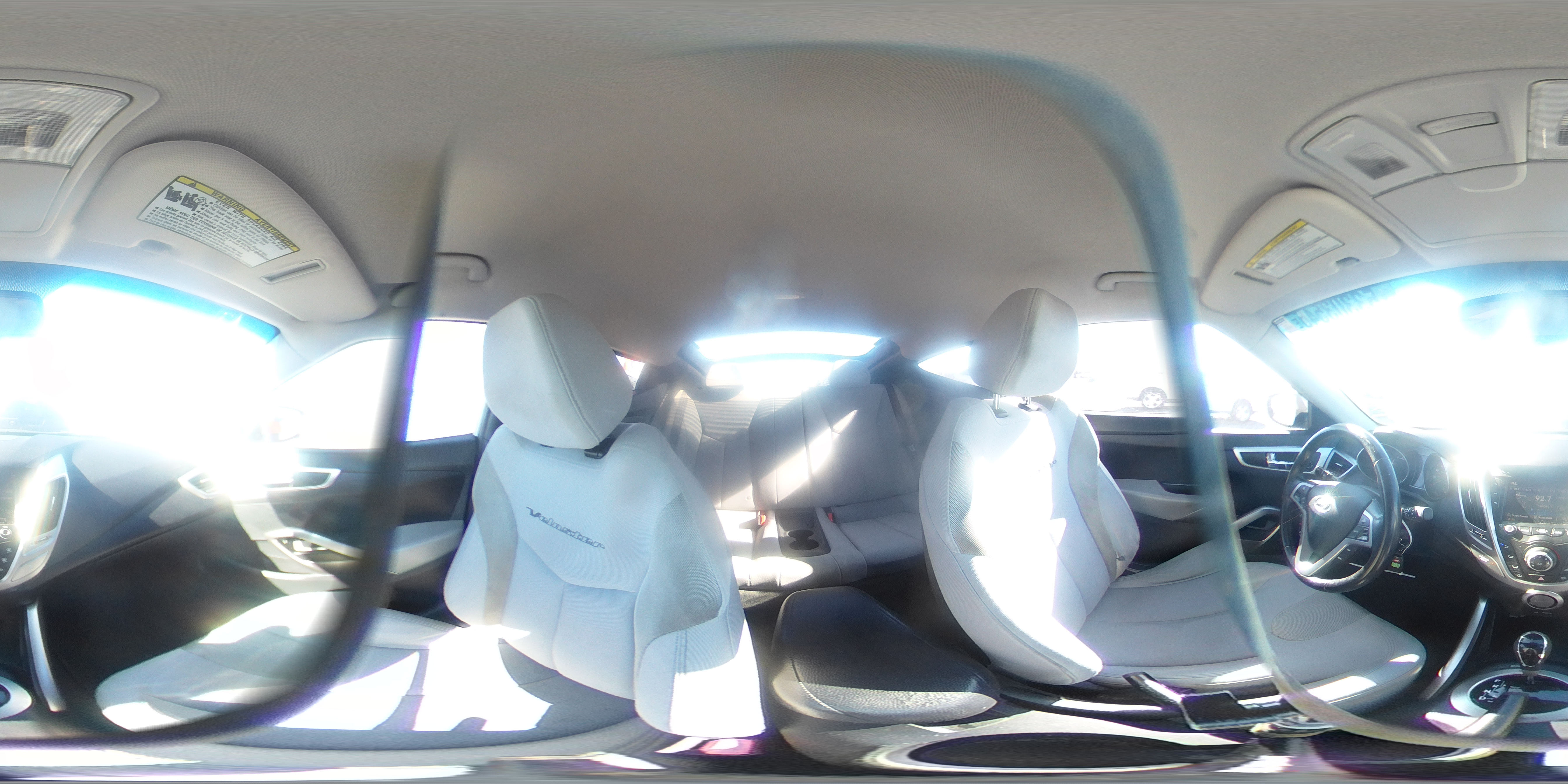2012 Hyundai Veloster Base Silver vin: KMHTC6AD8CU065552