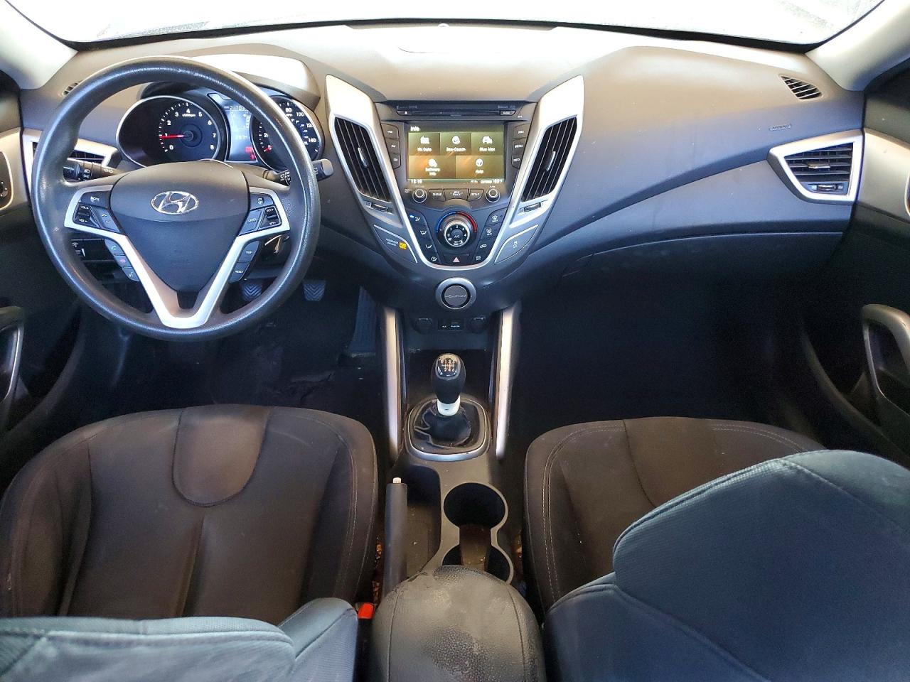 2012 Hyundai Veloster Base Blue vin: KMHTC6AD8CU082559