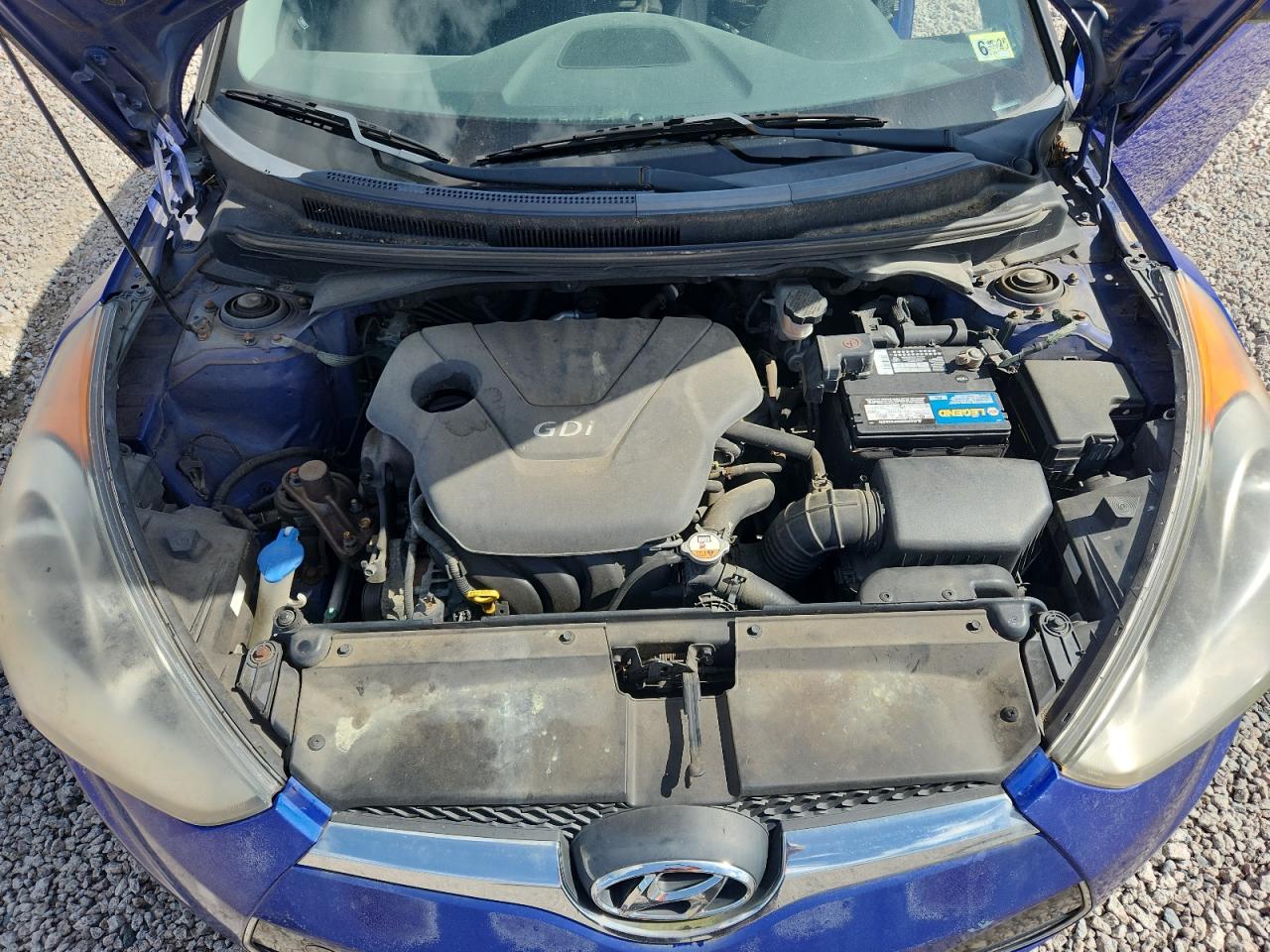 2013 Hyundai Veloster Base Синий vin: KMHTC6AD8DU117974