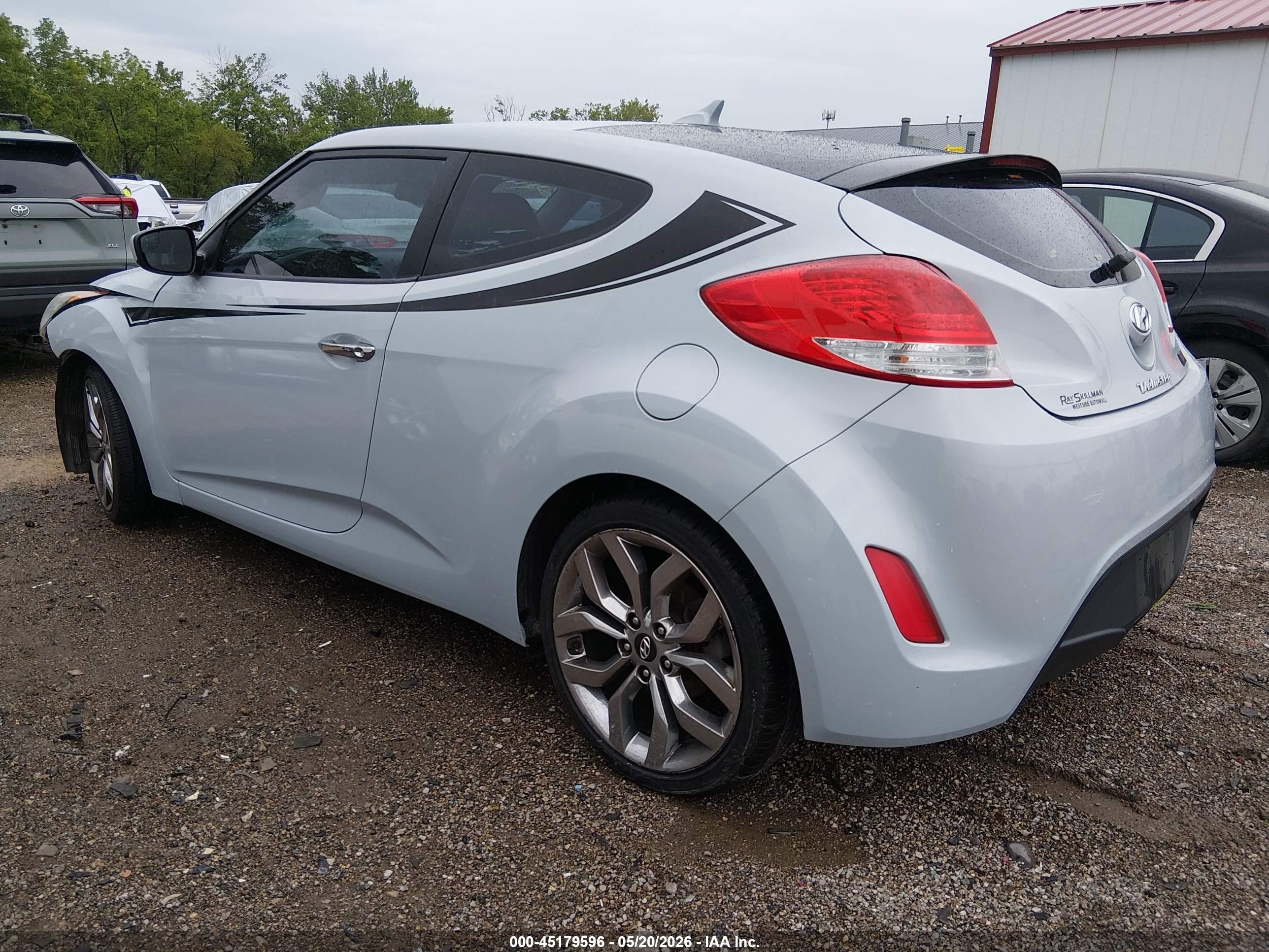 2015 Hyundai Veloster Flex Light Blue vin: KMHTC6AD8FU218290