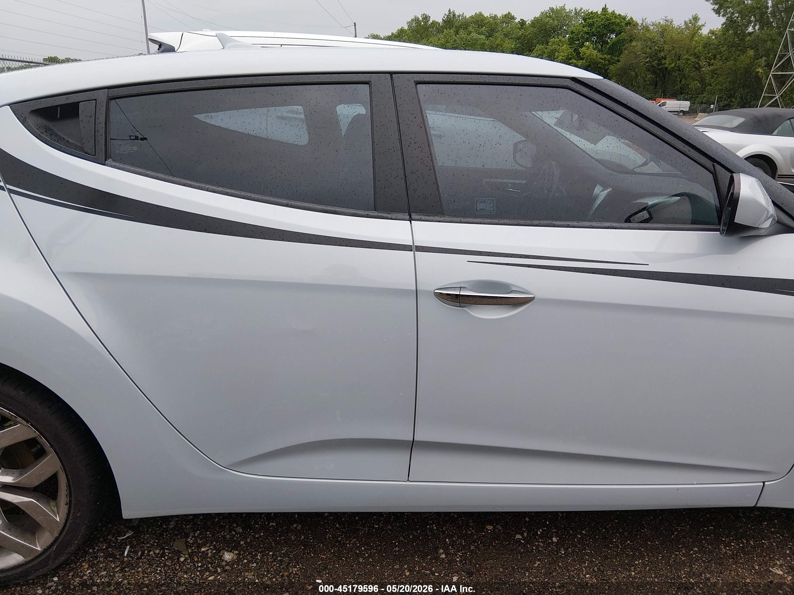 2015 Hyundai Veloster Flex Light Blue vin: KMHTC6AD8FU218290