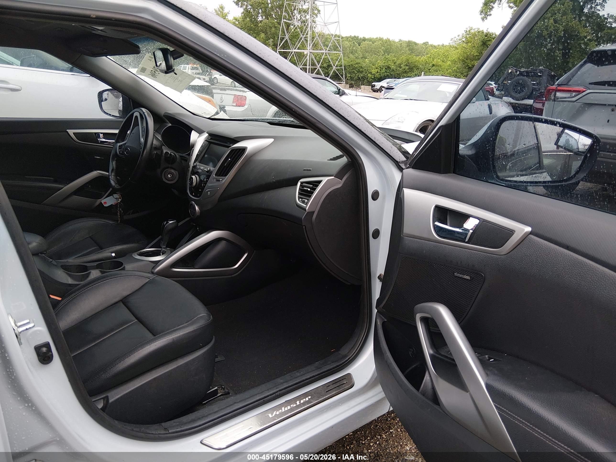 2015 Hyundai Veloster Flex Light Blue vin: KMHTC6AD8FU218290