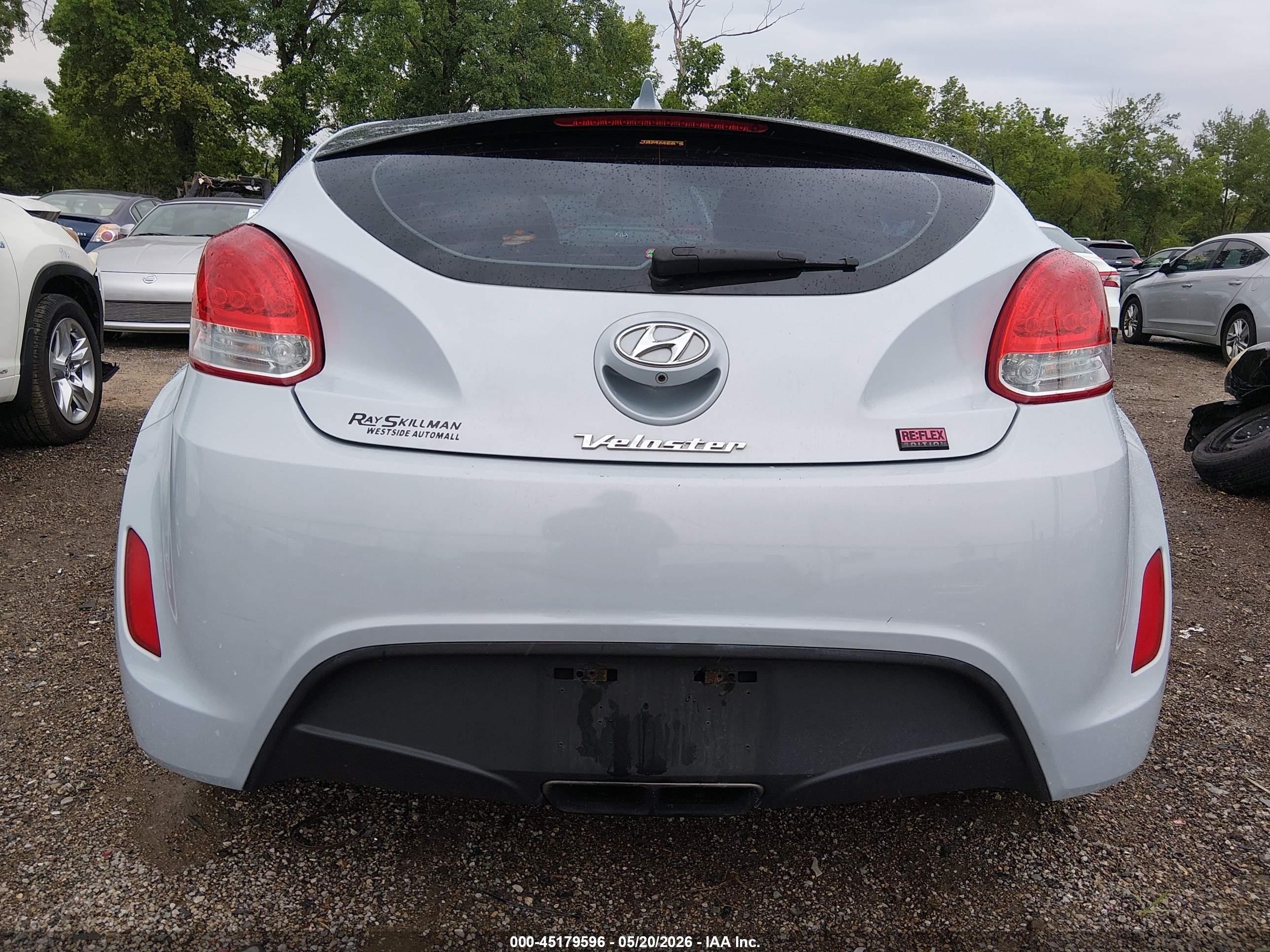 2015 Hyundai Veloster Flex Light Blue vin: KMHTC6AD8FU218290