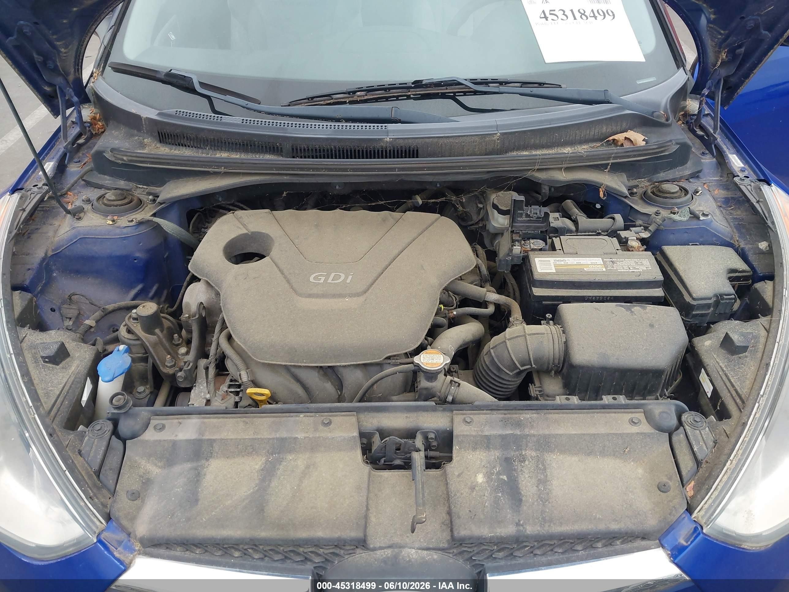 2012 Hyundai Veloster Base W/gray Blue vin: KMHTC6AD9CU027277