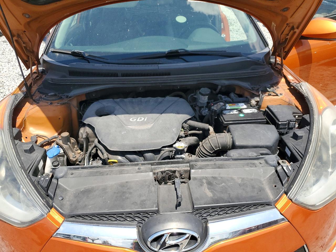 2012 Hyundai Veloster Base Orange vin: KMHTC6AD9CU056424