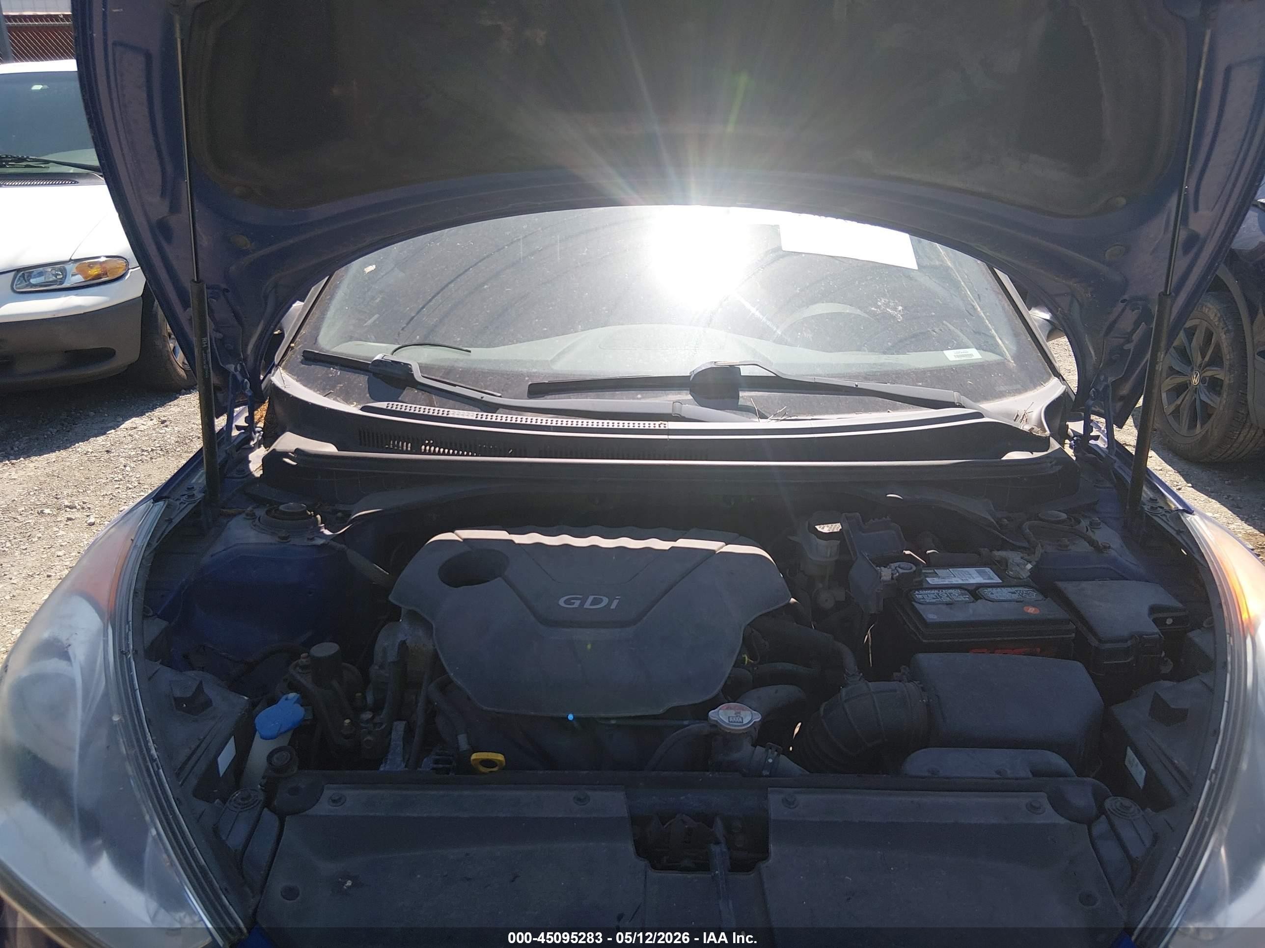 2014 Hyundai Veloster Base W/black Blue vin: KMHTC6AD9EU215087