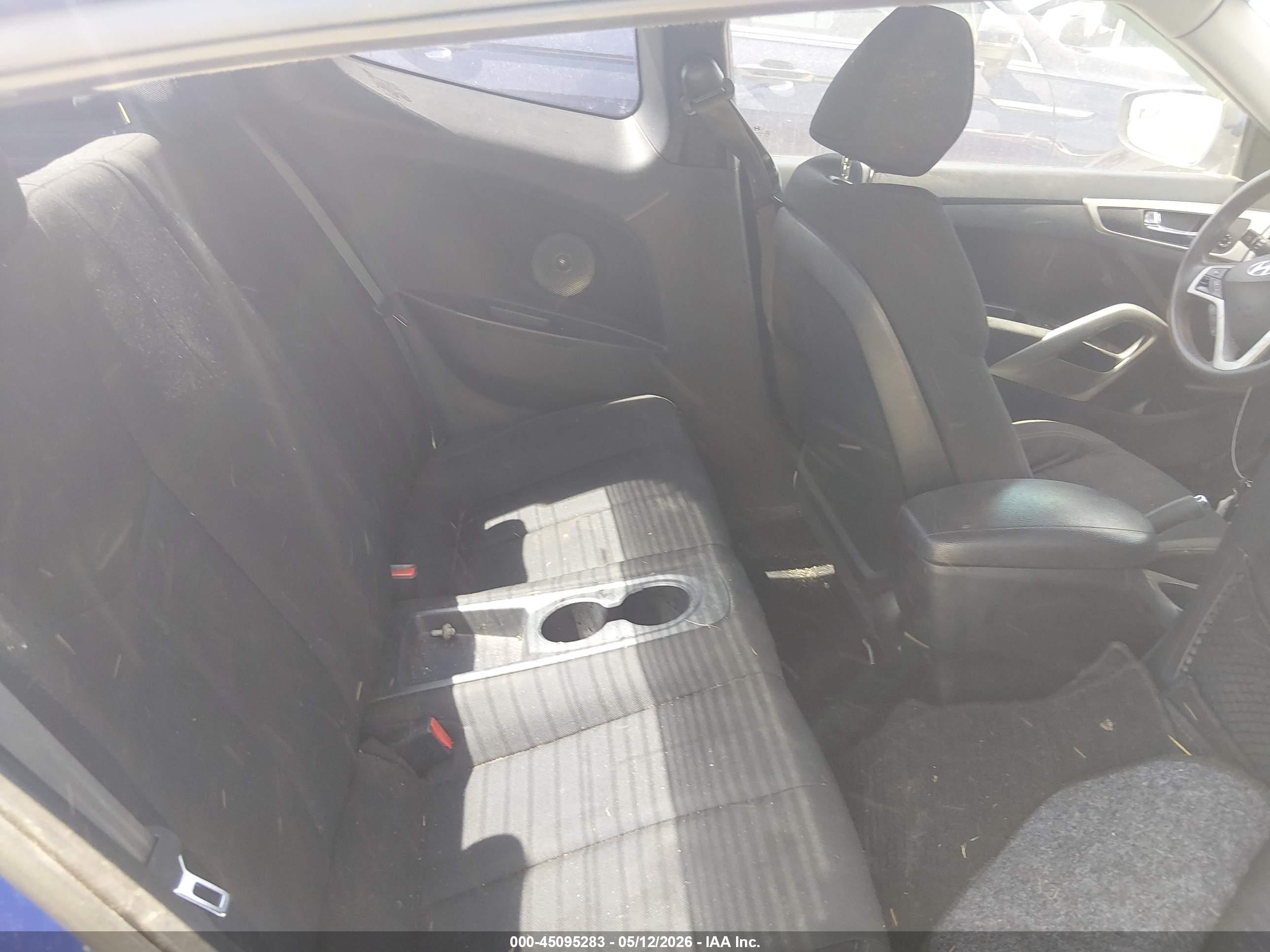 2014 Hyundai Veloster Base W/black Blue vin: KMHTC6AD9EU215087