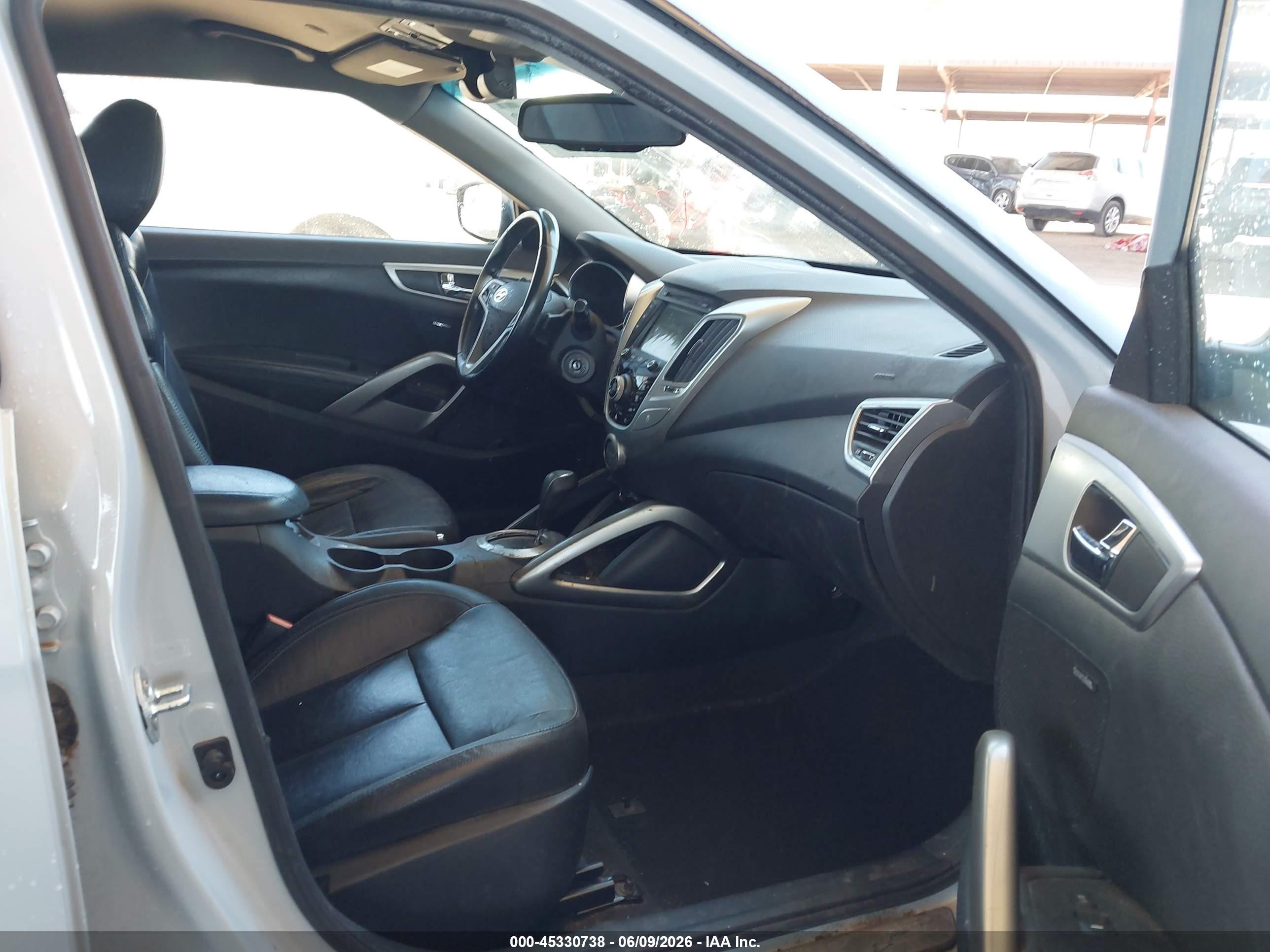 2015 Hyundai Veloster Flex Light Blue vin: KMHTC6AD9FU218573