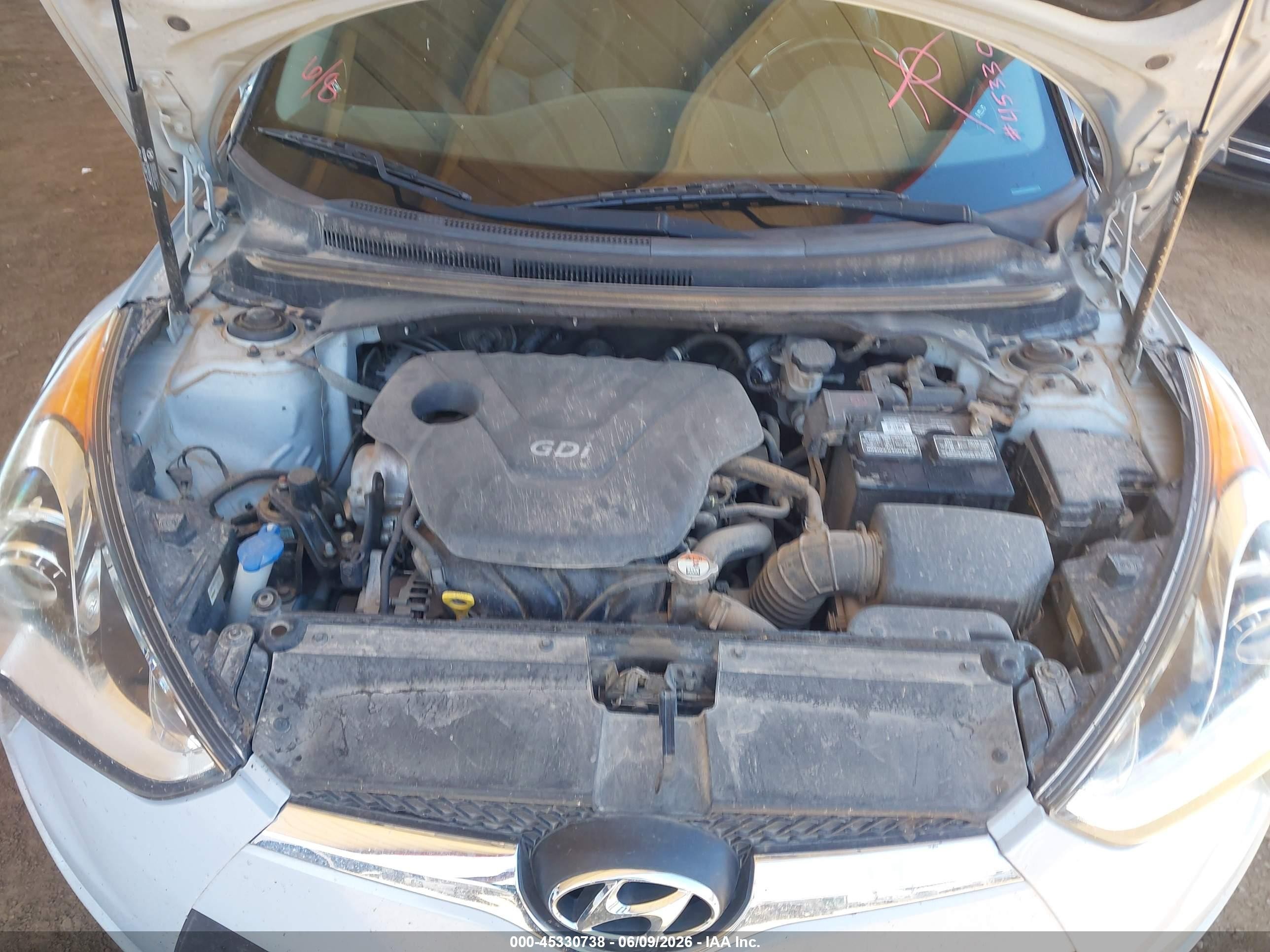 2015 Hyundai Veloster Flex Light Blue vin: KMHTC6AD9FU218573