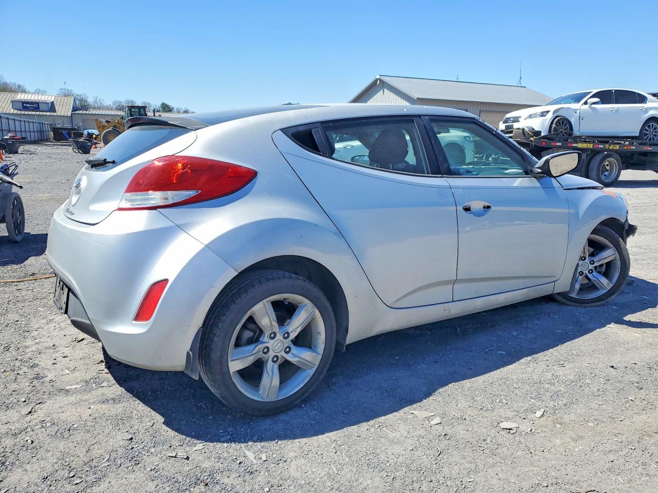 2015 Hyundai Veloster Base Black vin: KMHTC6AD9FU243408