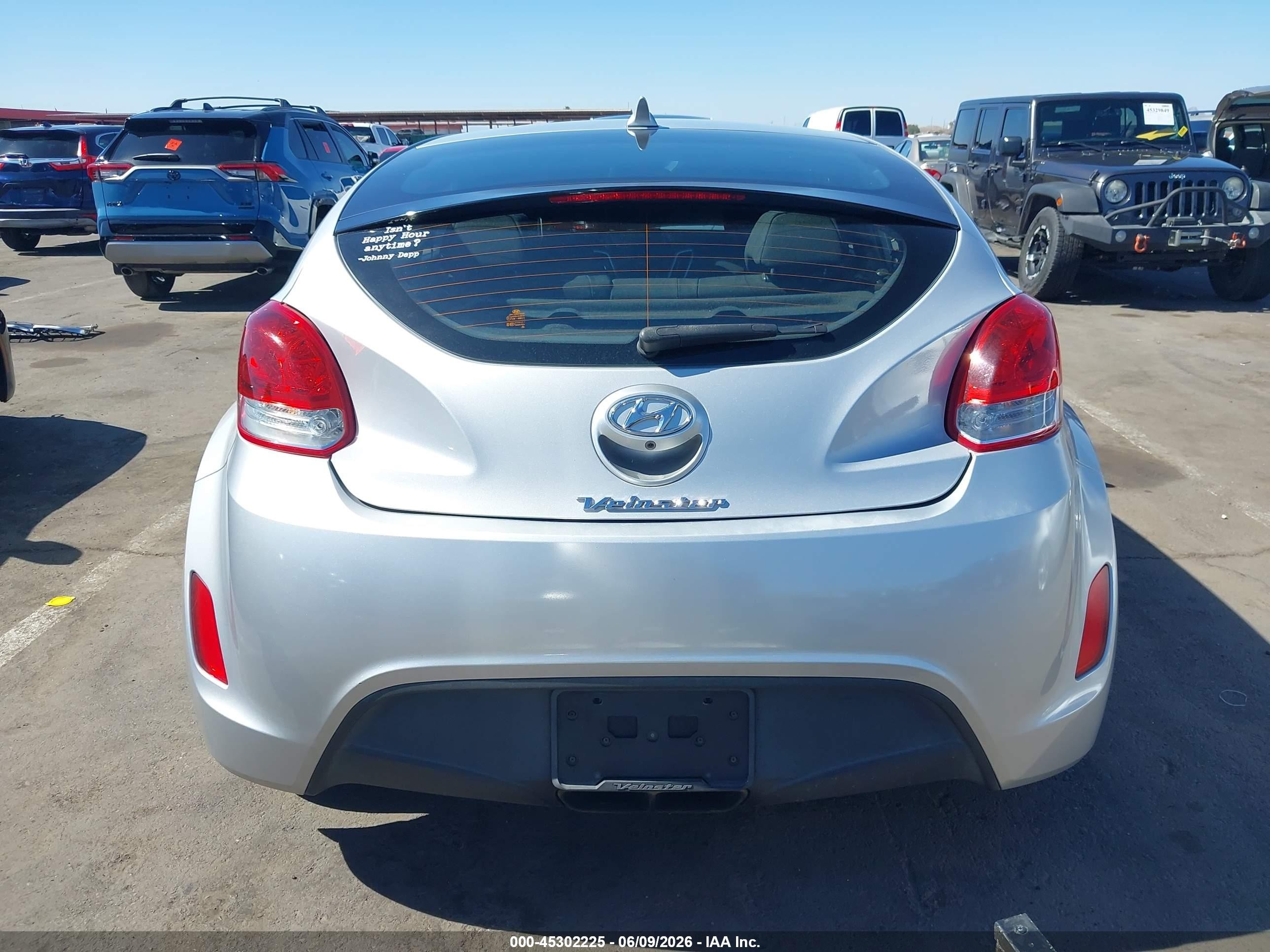 2016 Hyundai Veloster Серый vin: KMHTC6AD9GU289161