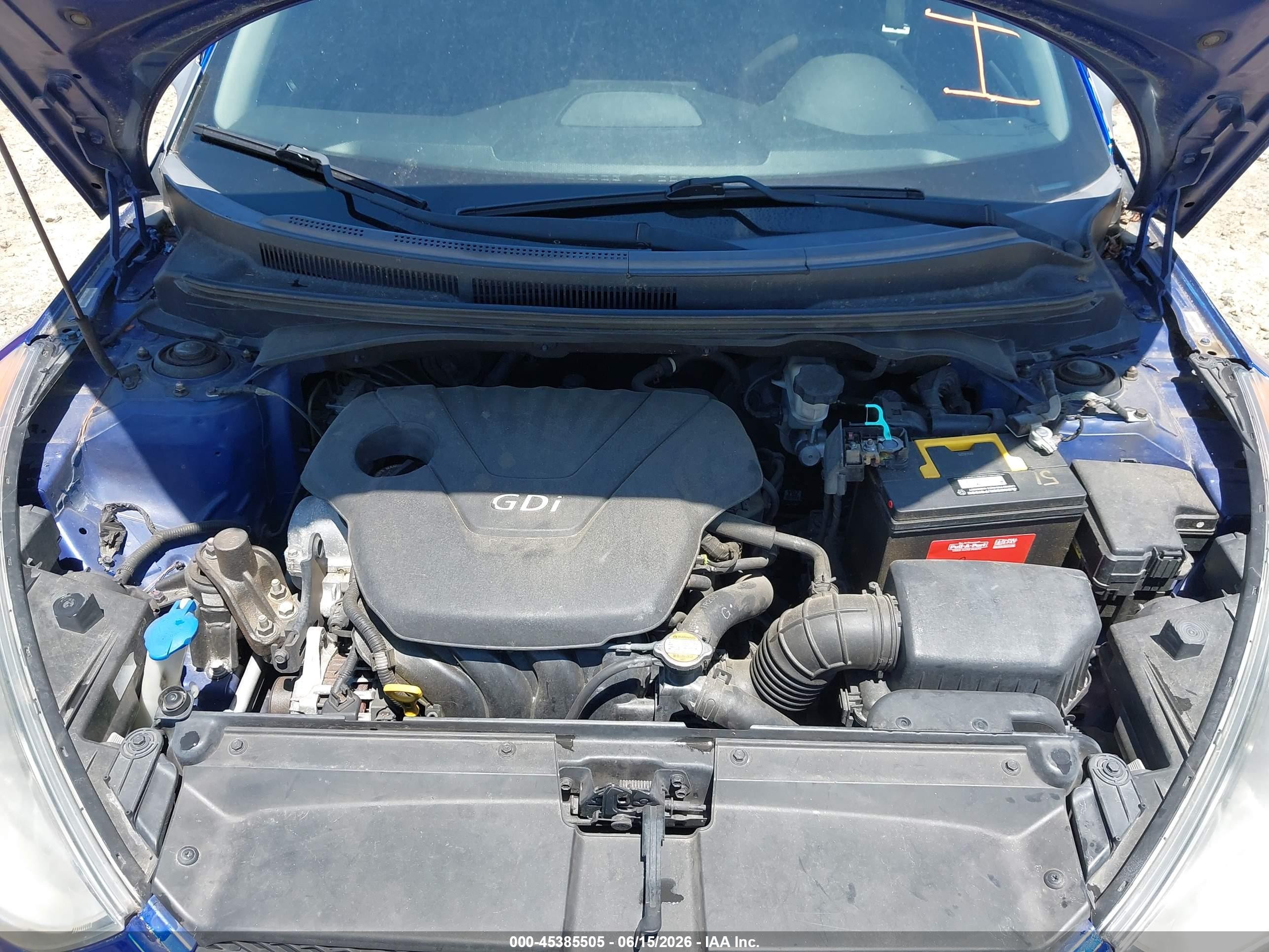 2012 Hyundai Veloster Base W/black Blue vin: KMHTC6ADXCU020709