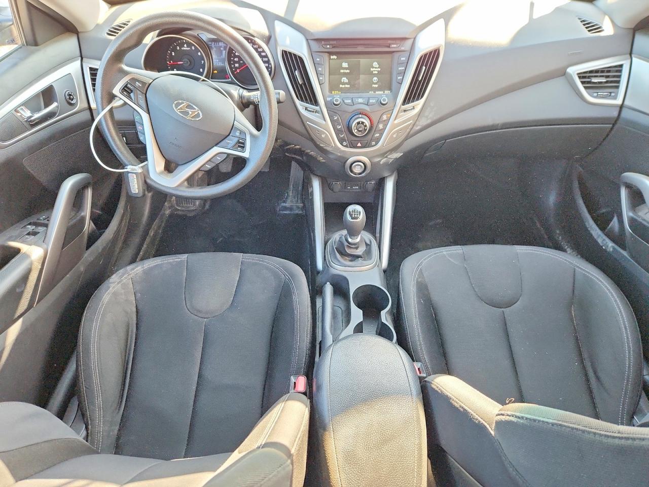 2012 Hyundai Veloster Base Silver vin: KMHTC6ADXCU081316