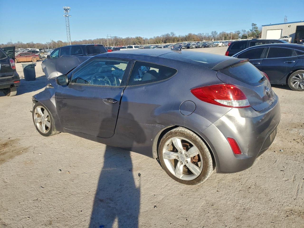 2013 Hyundai Veloster Charcoal vin: KMHTC6ADXDU095122