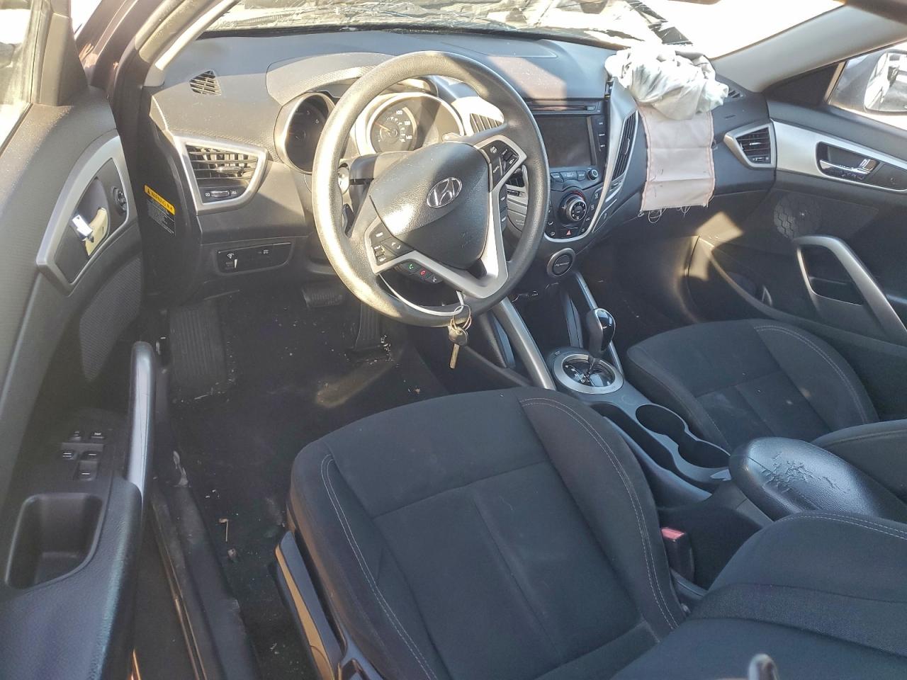 2013 Hyundai Veloster Charcoal vin: KMHTC6ADXDU095122