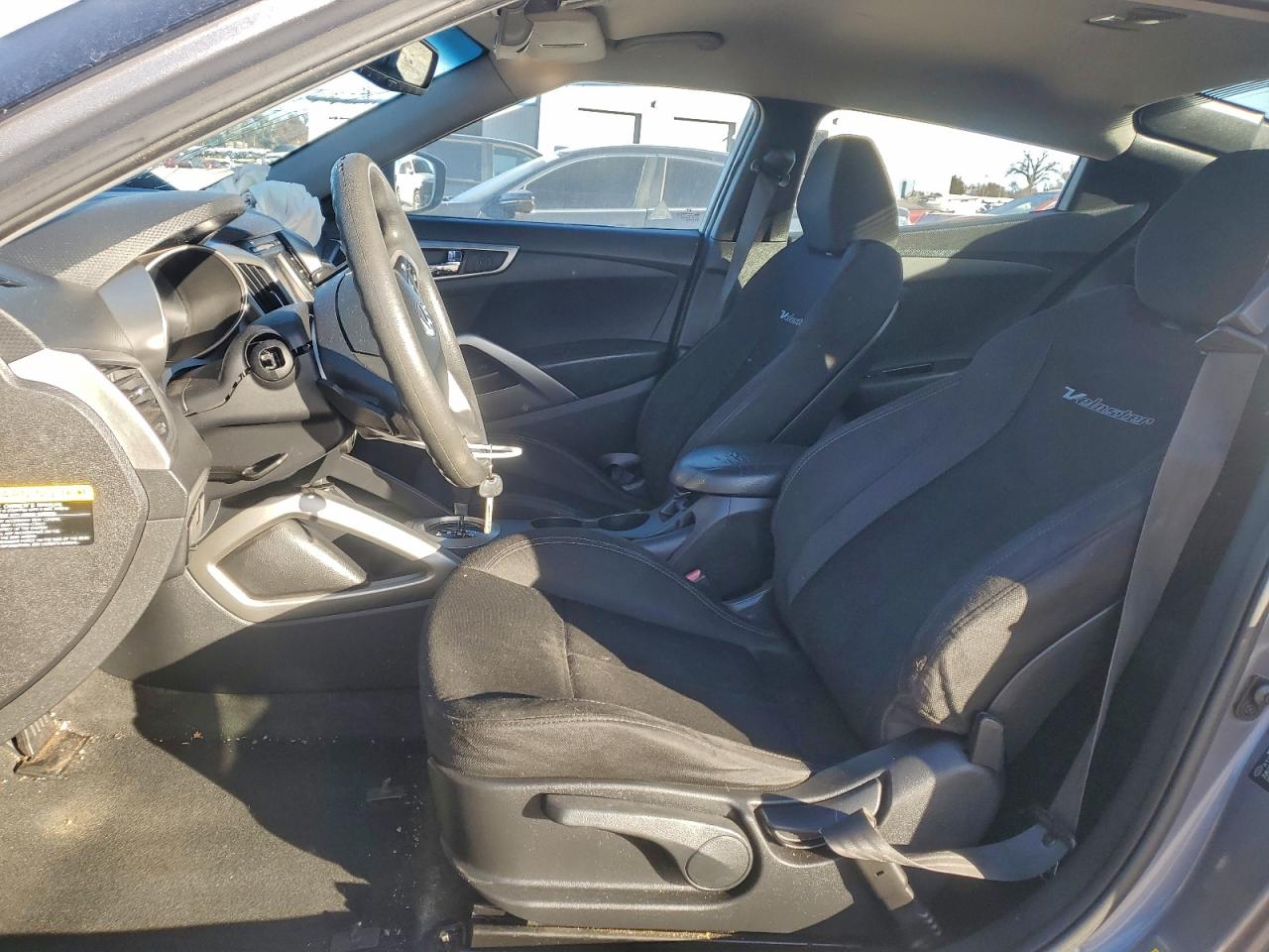 2013 Hyundai Veloster Charcoal vin: KMHTC6ADXDU095122