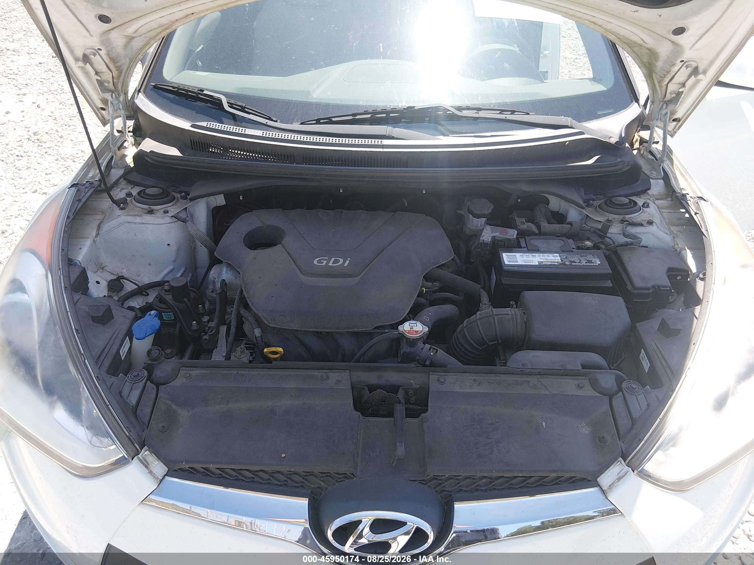 2013 Hyundai Veloster Base W/gray Белый vin: KMHTC6ADXDU111240