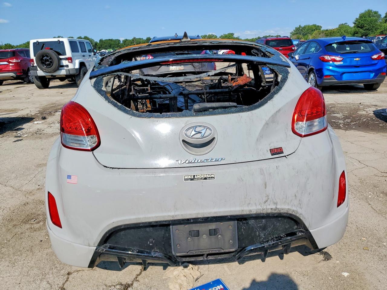 2013 Hyundai Veloster Re Mix Серый vin: KMHTC6ADXDU128247