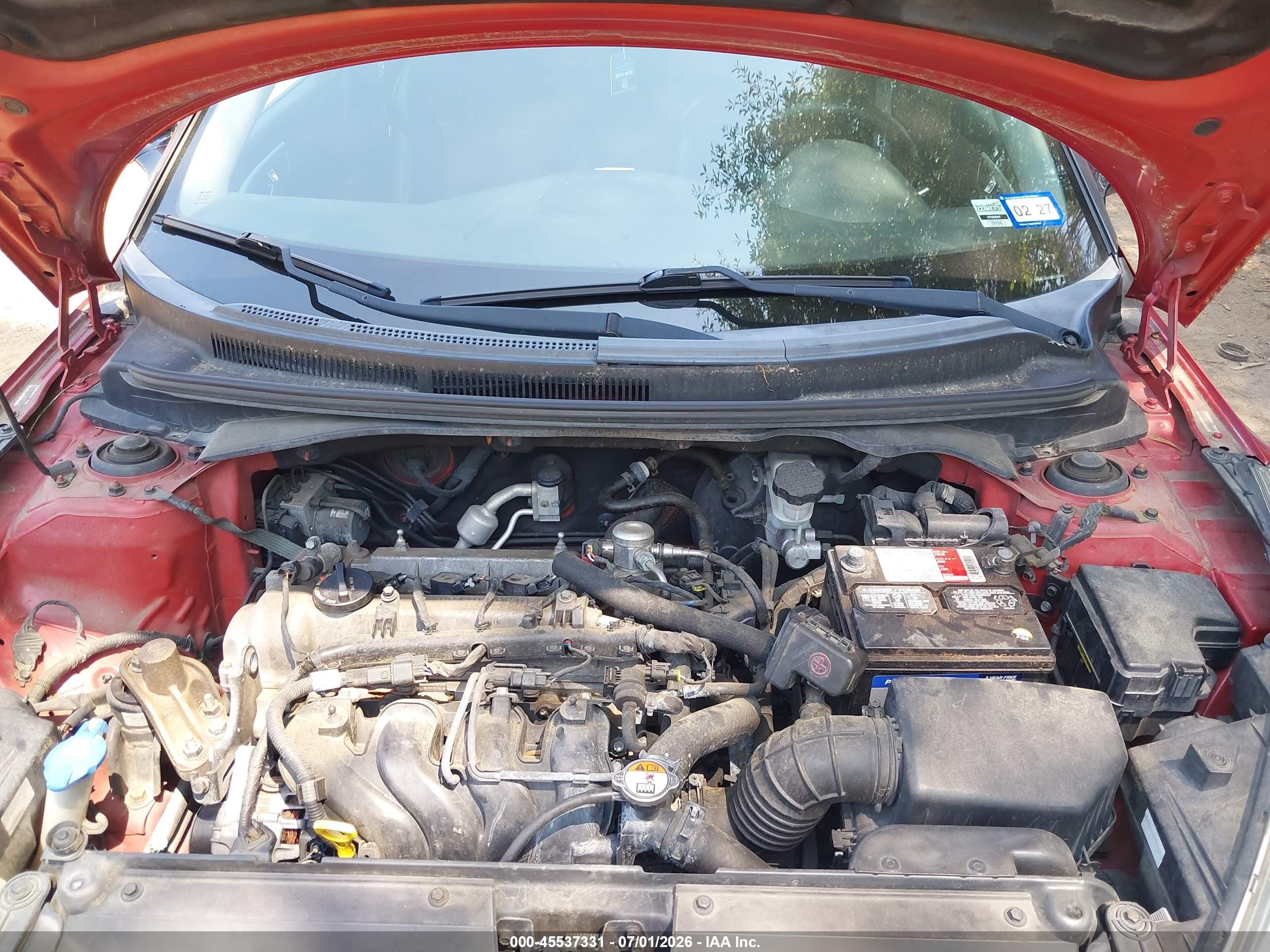 2013 Hyundai Veloster Base W/black Red vin: KMHTC6ADXDU137563