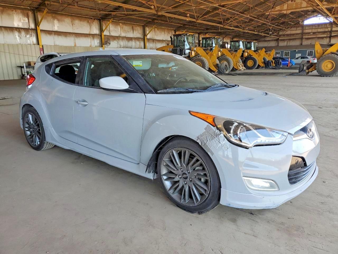 2013 Hyundai Veloster Re Mix Gray vin: KMHTC6ADXDU153407