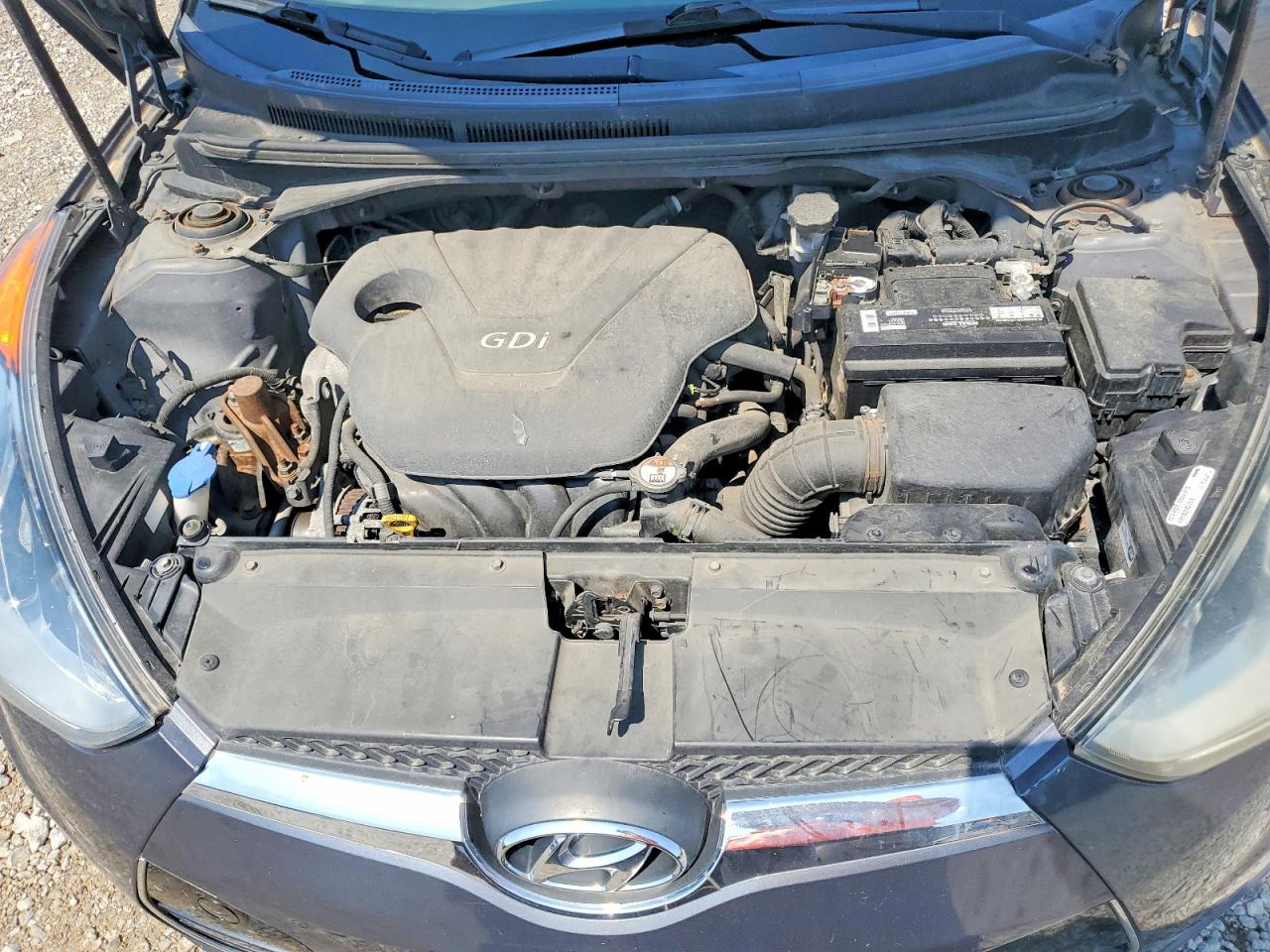 2013 Hyundai Veloster Base Gray vin: KMHTC6ADXDU172099