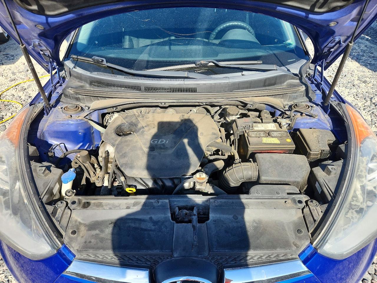 2014 Hyundai Veloster Base Blue vin: KMHTC6ADXEU215079