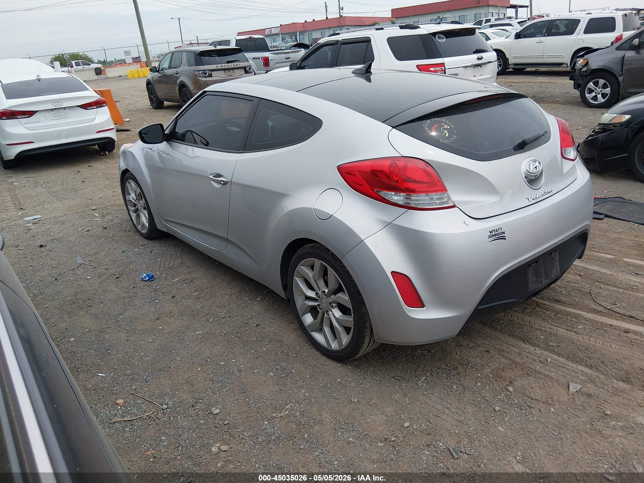 2015 Hyundai Veloster   Black vin: KMHTC6ADXFU243952